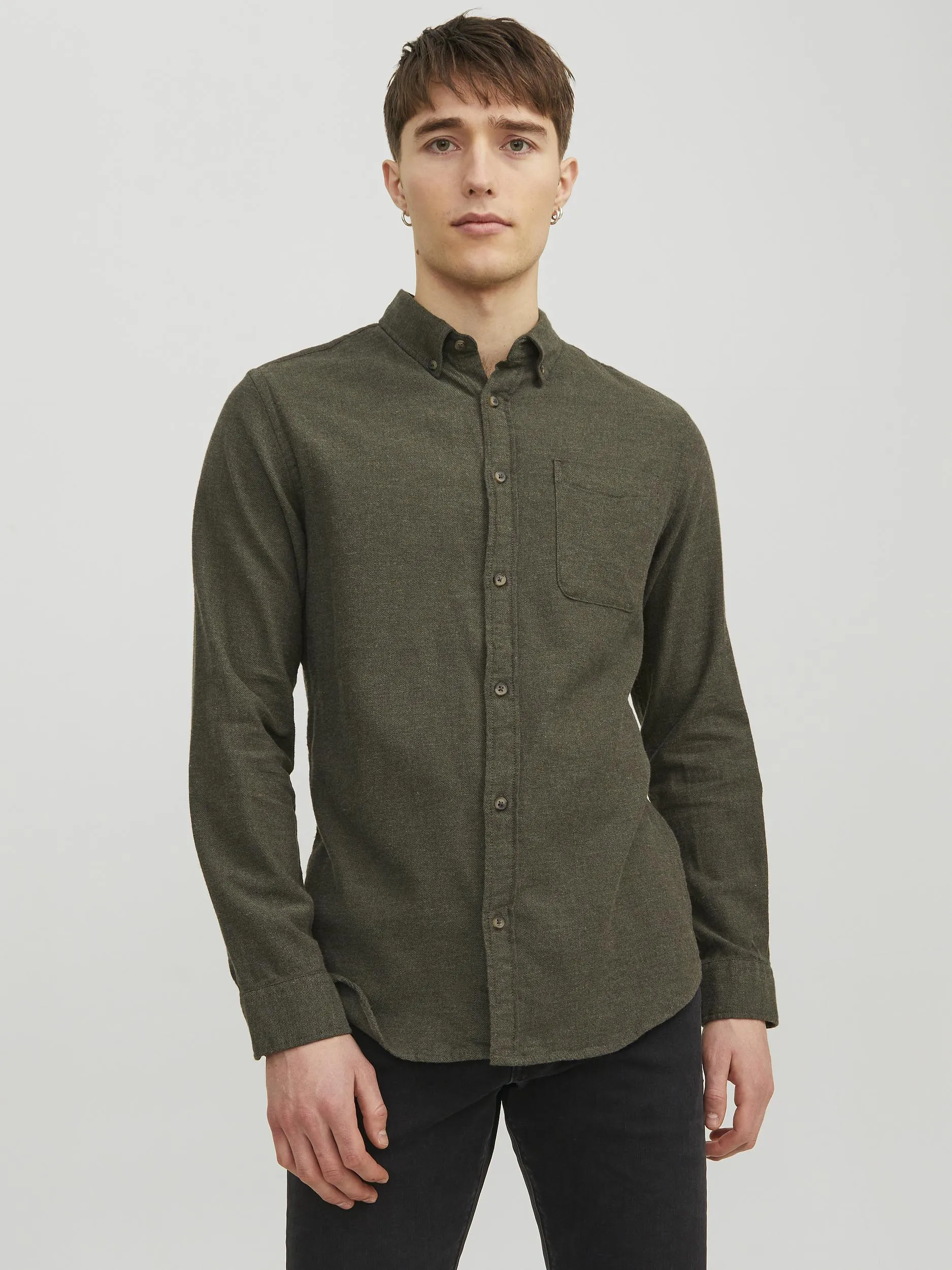 Classic Melange Longsleeve Shirt sold by Plenty product image thumbnail 3