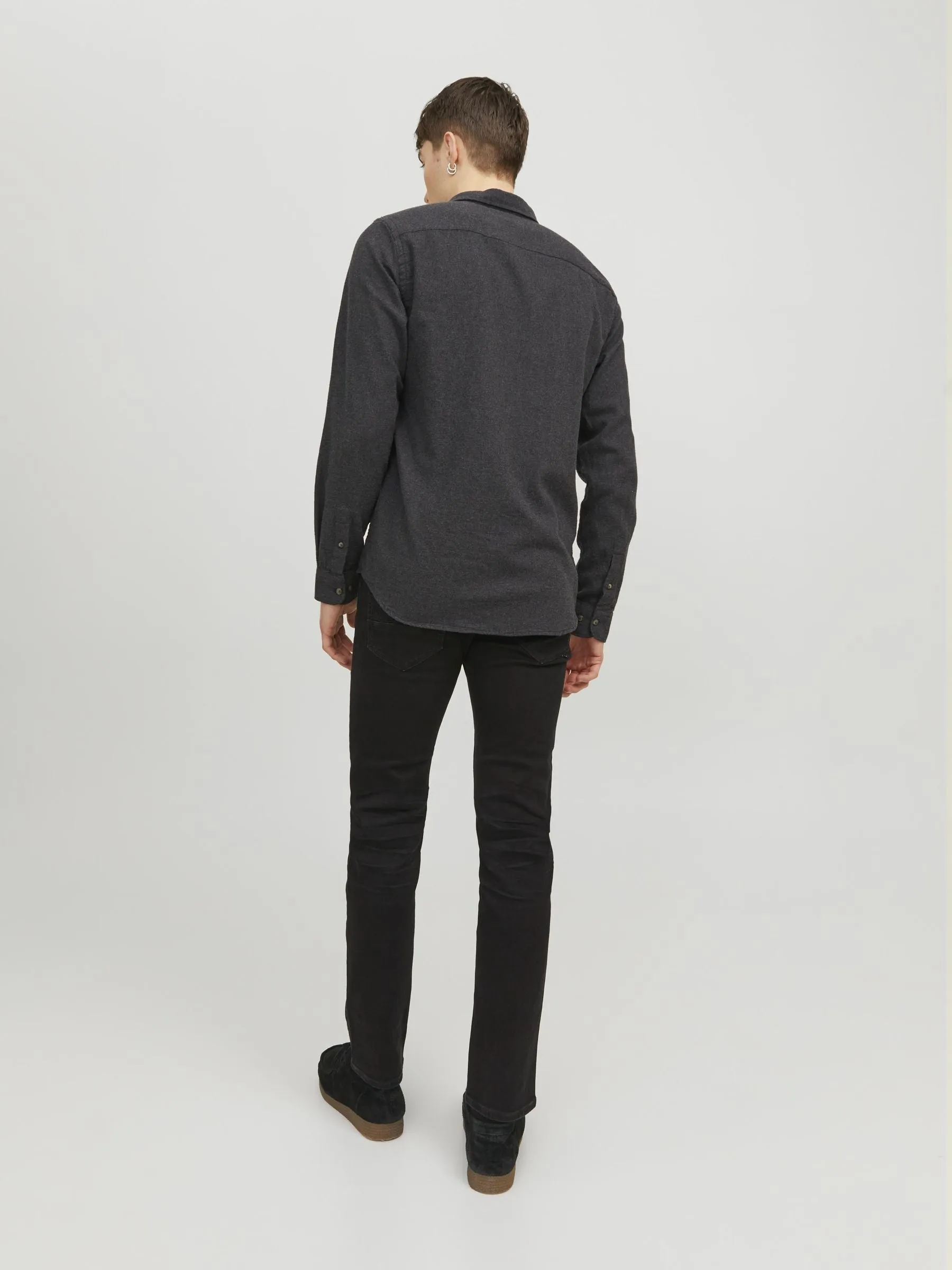Classic Melange Longsleeve Shirt sold by Plenty product image thumbnail 2