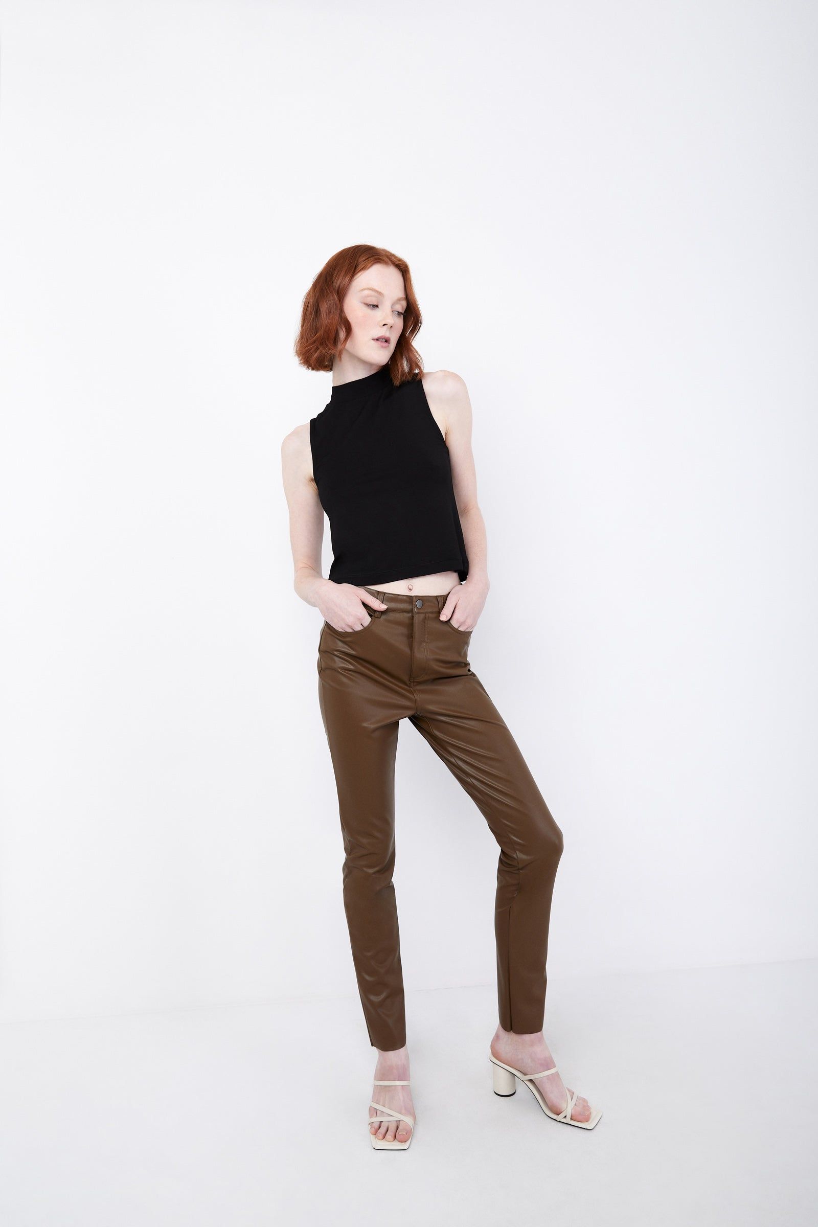 Reileen Vegan Leather Pants sold by Plenty product image thumbnail 3