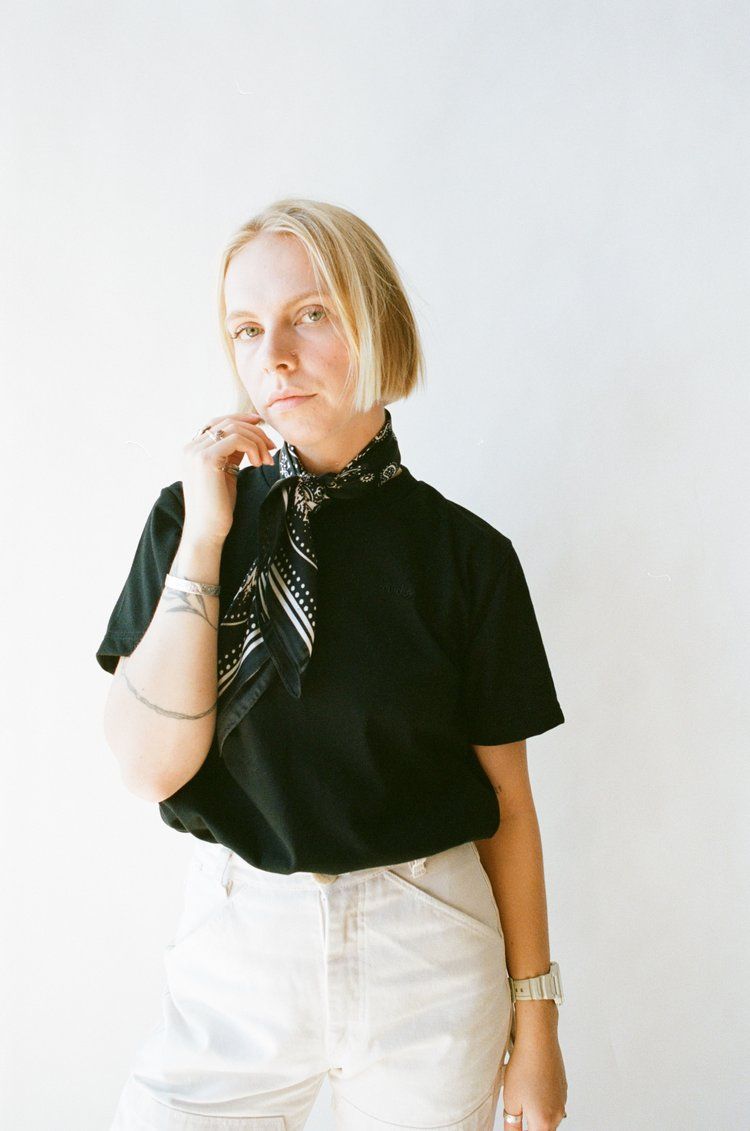 Monochrome Embroidered Tee sold by Plenty product image thumbnail 3