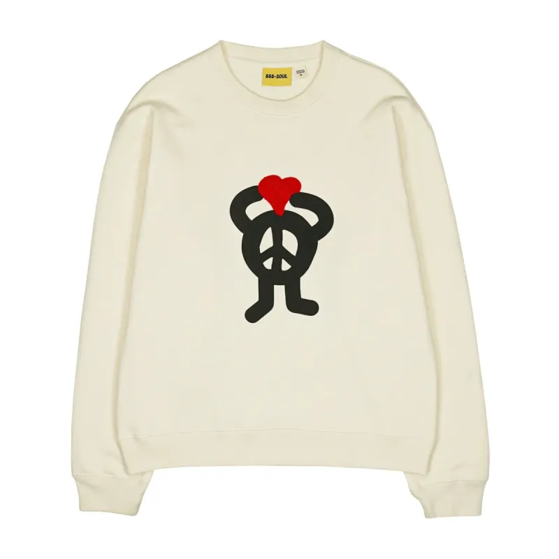Peace Love Crewneck made by Plenty