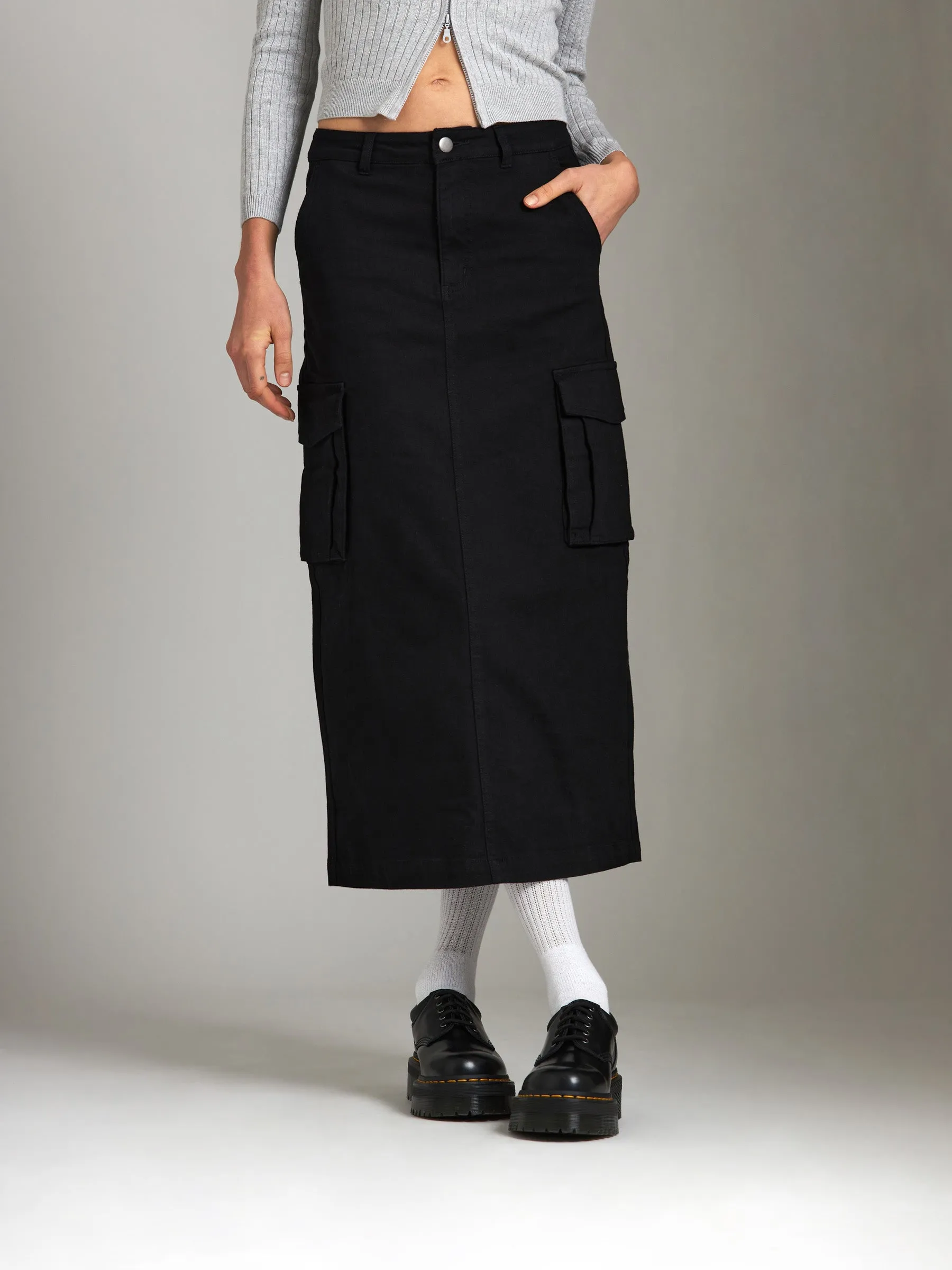 Marion Cargo Maxi Skirt sold by Plenty product image thumbnail 4