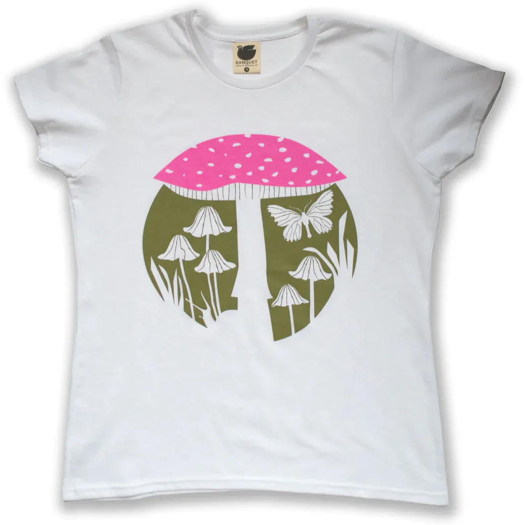 Mushroom Amanita Tee sold by Plenty