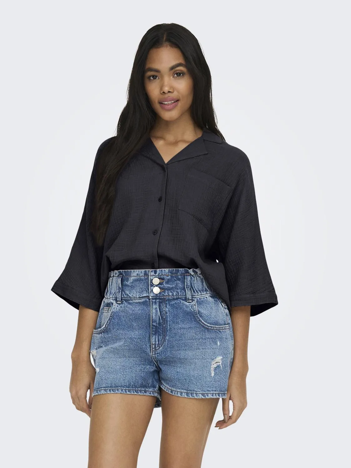 Thyra Cotton Gauze Shirt sold by Plenty