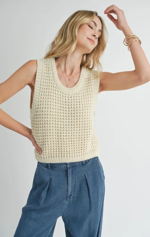 Elsie Sweater Tank sold by Plenty