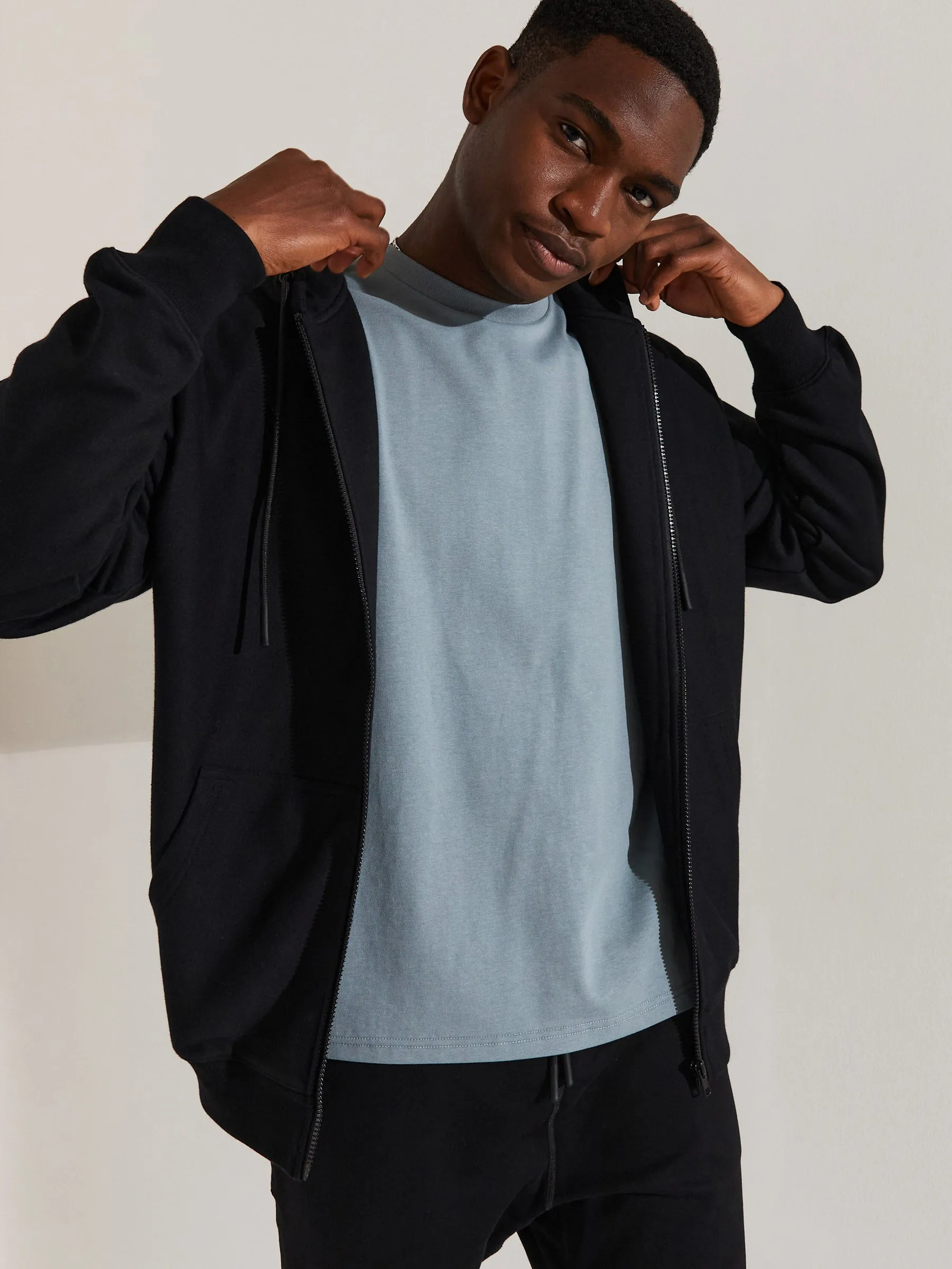 Midweight Brush Fleece Full Zip Hoody sold by Plenty product image thumbnail 4