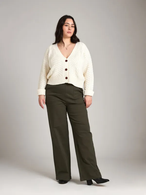 Grazia Flare Carpenter Pant sold by Plenty