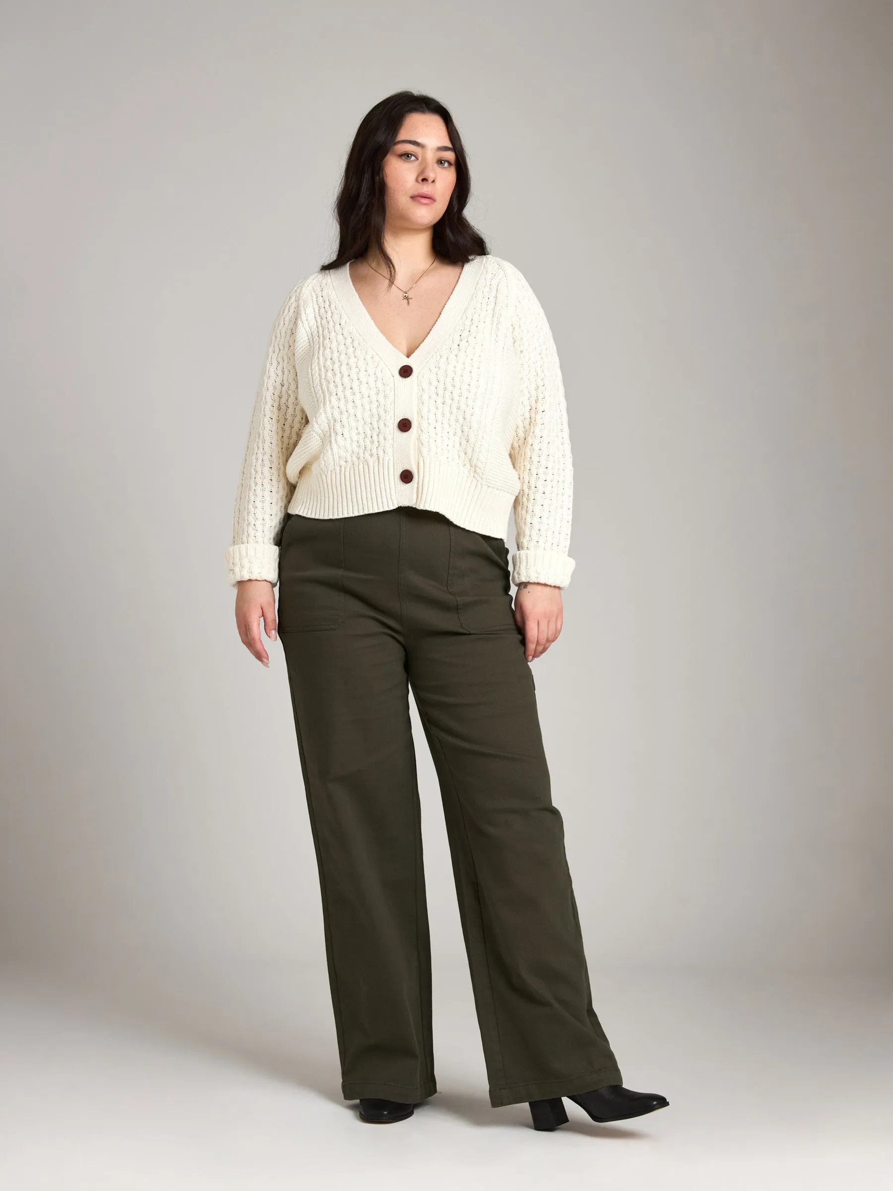 Grazia Flare Carpenter Pant sold by Plenty