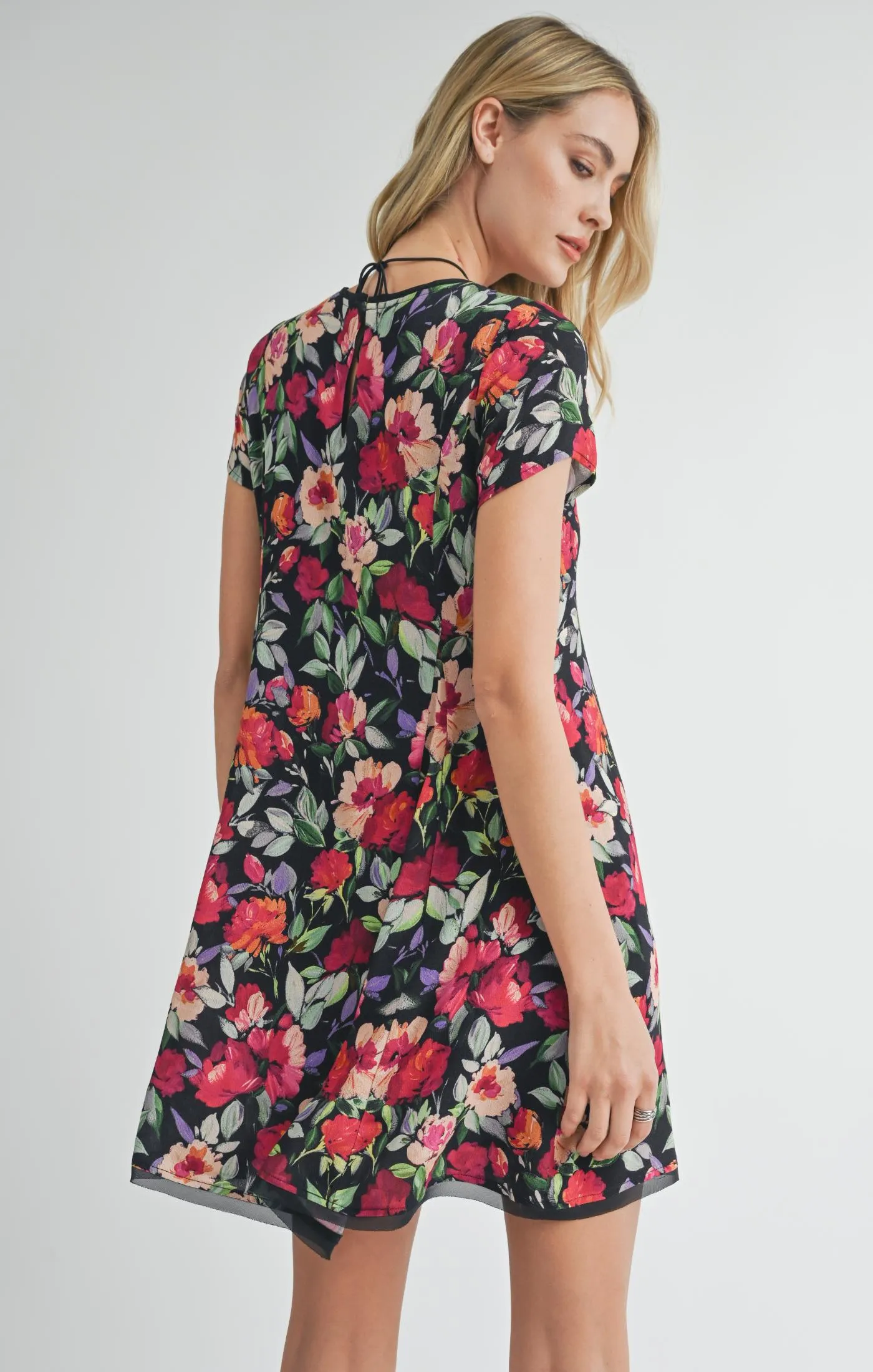 A Night In Mini Floral Dress sold by Plenty product image thumbnail 4