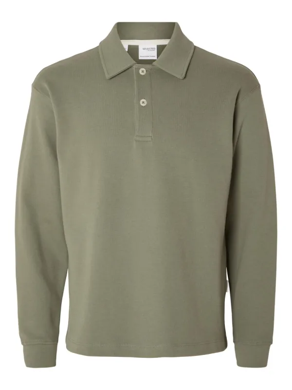 Dap Longsleeve Pique Polo sold by Plenty