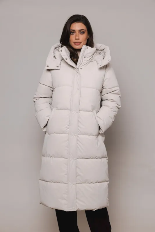 Jiry Long Puffer W/ Snaps sold by Plenty