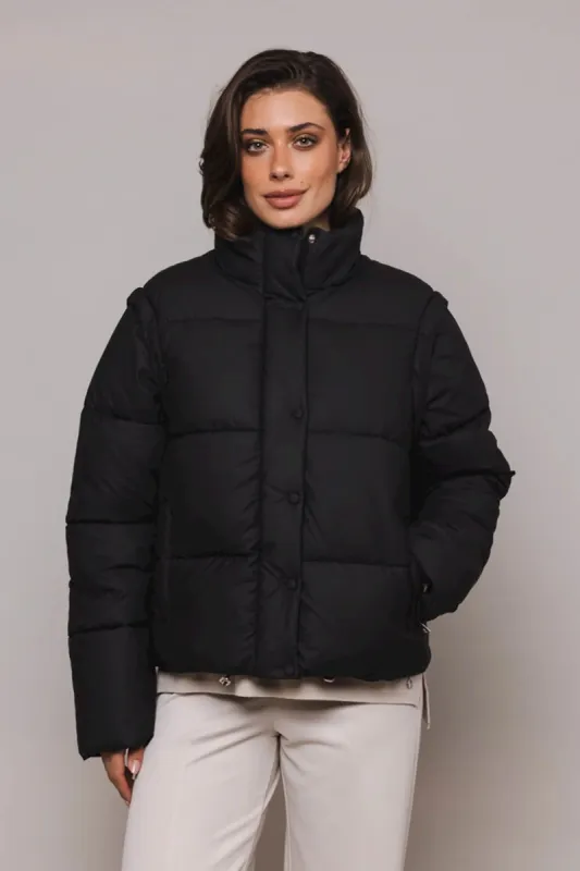 Jiska Detachable Sleeve Jacket sold by Plenty