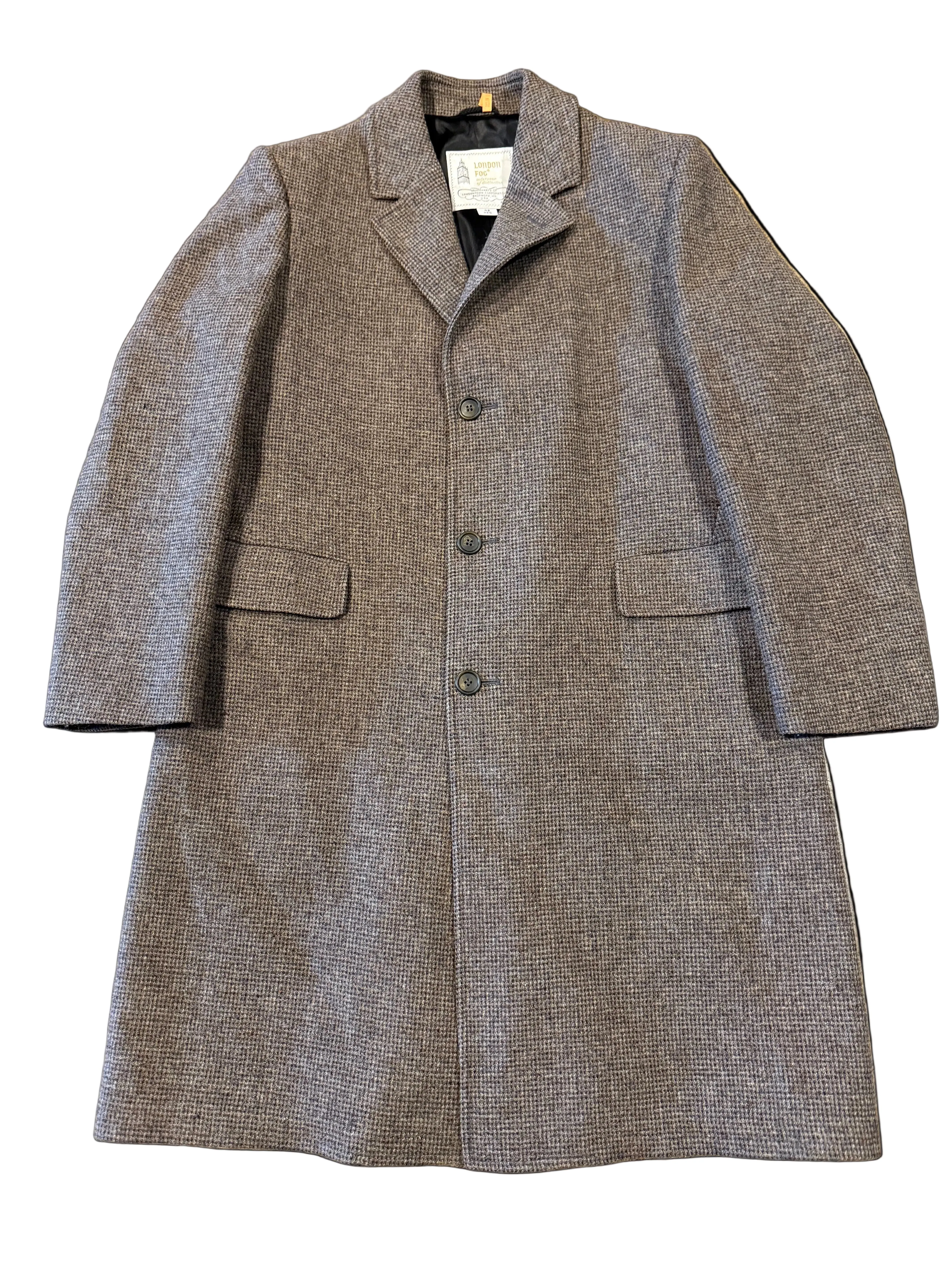 Vintage London Fog "Tweed" Trench Coat sold by Joint Custody