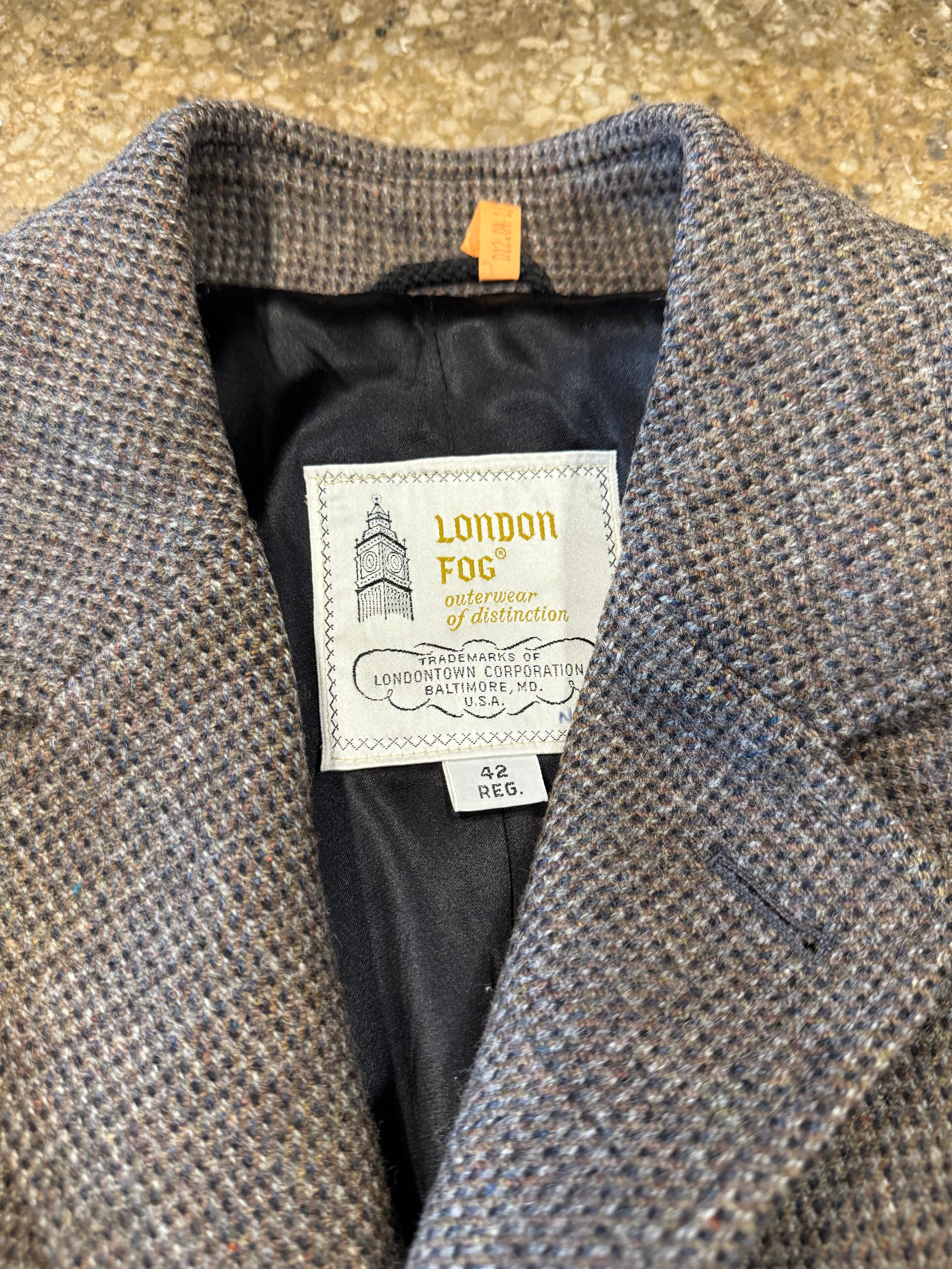 Vintage London Fog "Tweed" Trench Coat sold by Joint Custody product image thumbnail 2