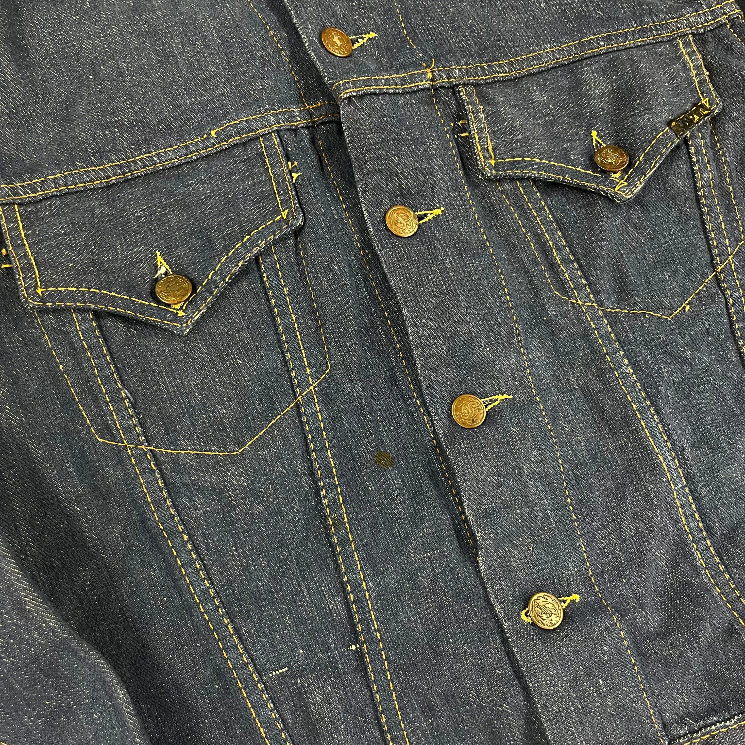 Vintage Mustang "Denim" Biker Jacket sold by Joint Custody product image thumbnail 4