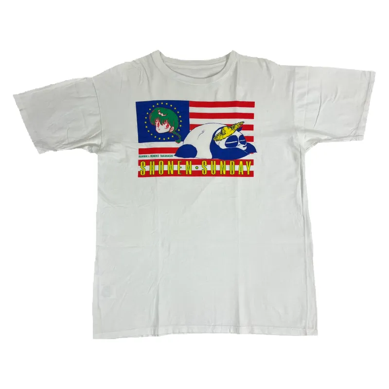 Vintage Ranma 1/2 "Weekly Shonen Sunday" Rumiko Takahashi T-Shirt made by Joint Custody