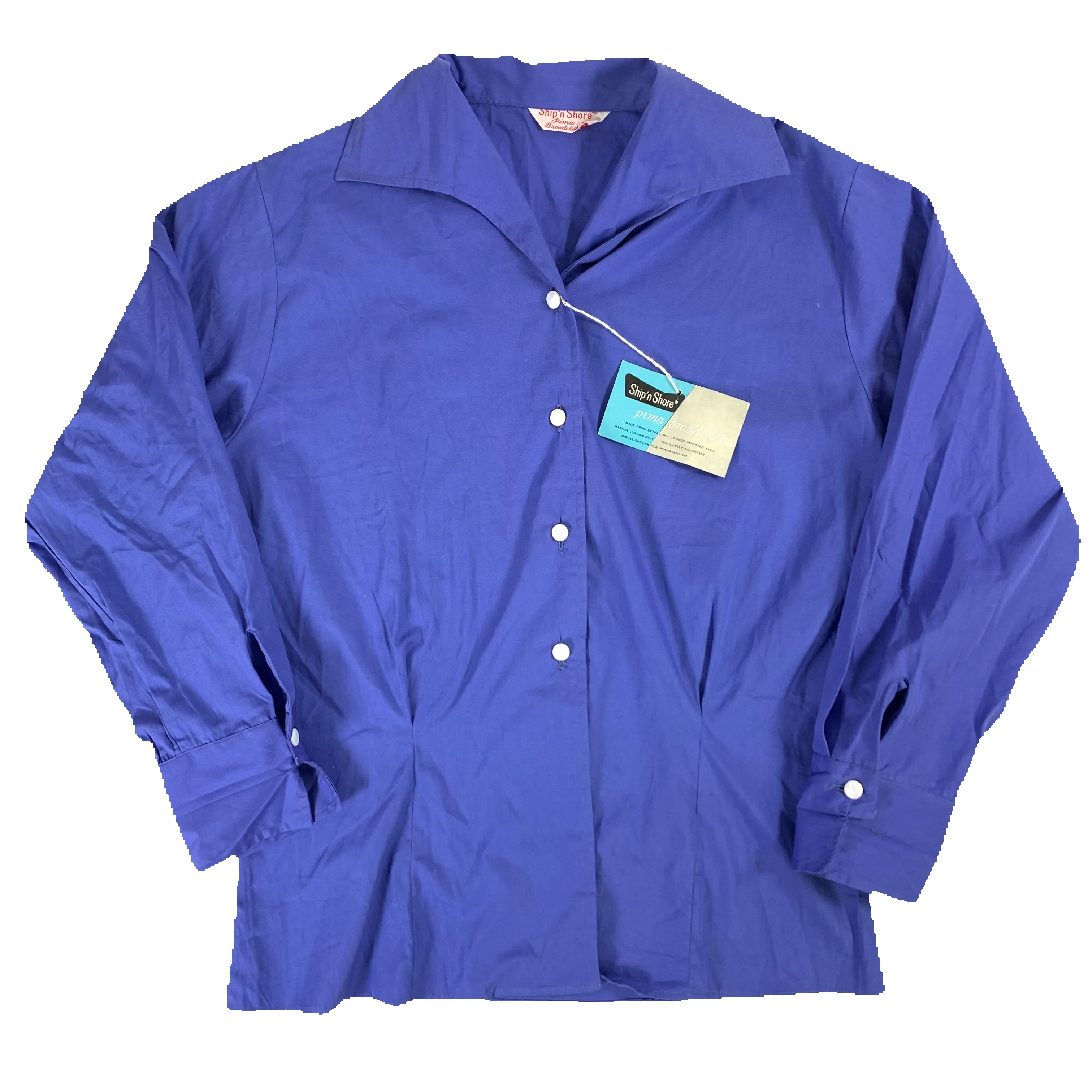 Vintage Ship 'N Shore "Prima Broadcloth" Blouse sold by Joint Custody