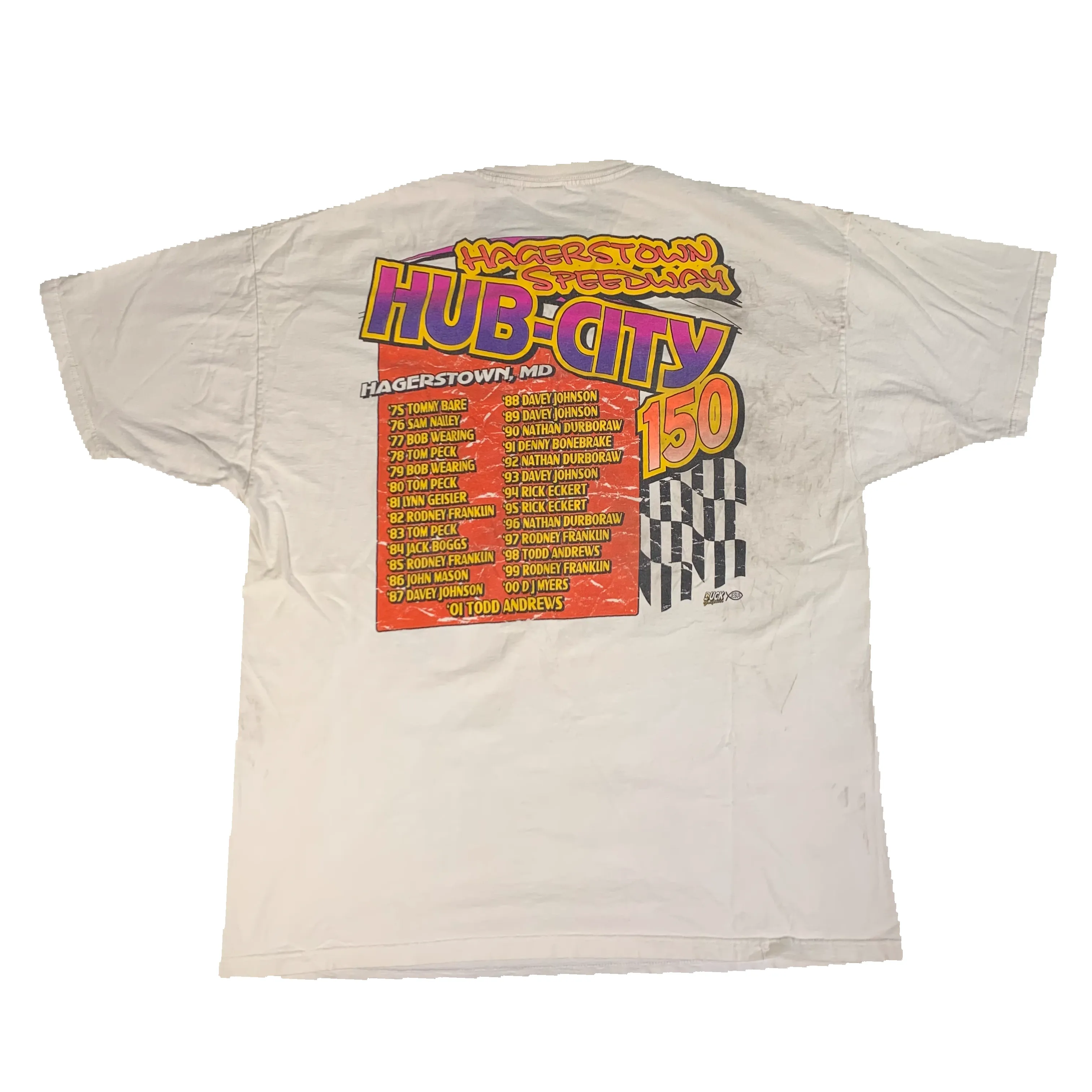 Vintage Hub-City 150 "Hagerstown Speedway" T-Shirt sold by Joint Custody product image thumbnail 2