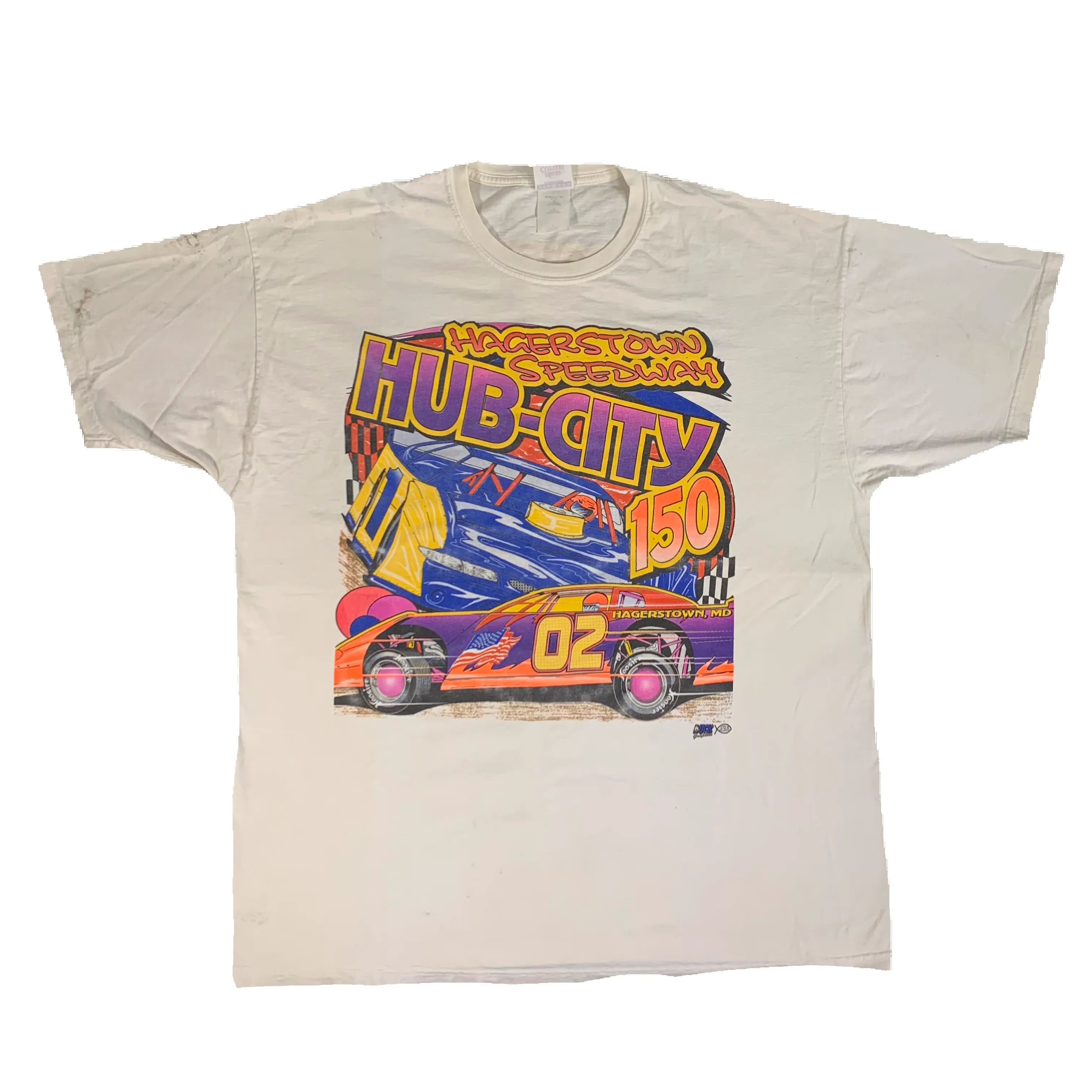 Vintage Hub-City 150 "Hagerstown Speedway" T-Shirt sold by Joint Custody