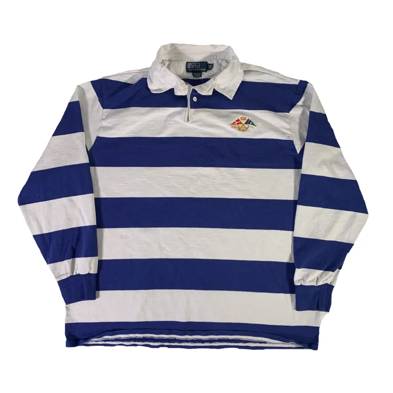 Vintage Ralph Lauren "Striped" Rugby Shirt sold by Joint Custody