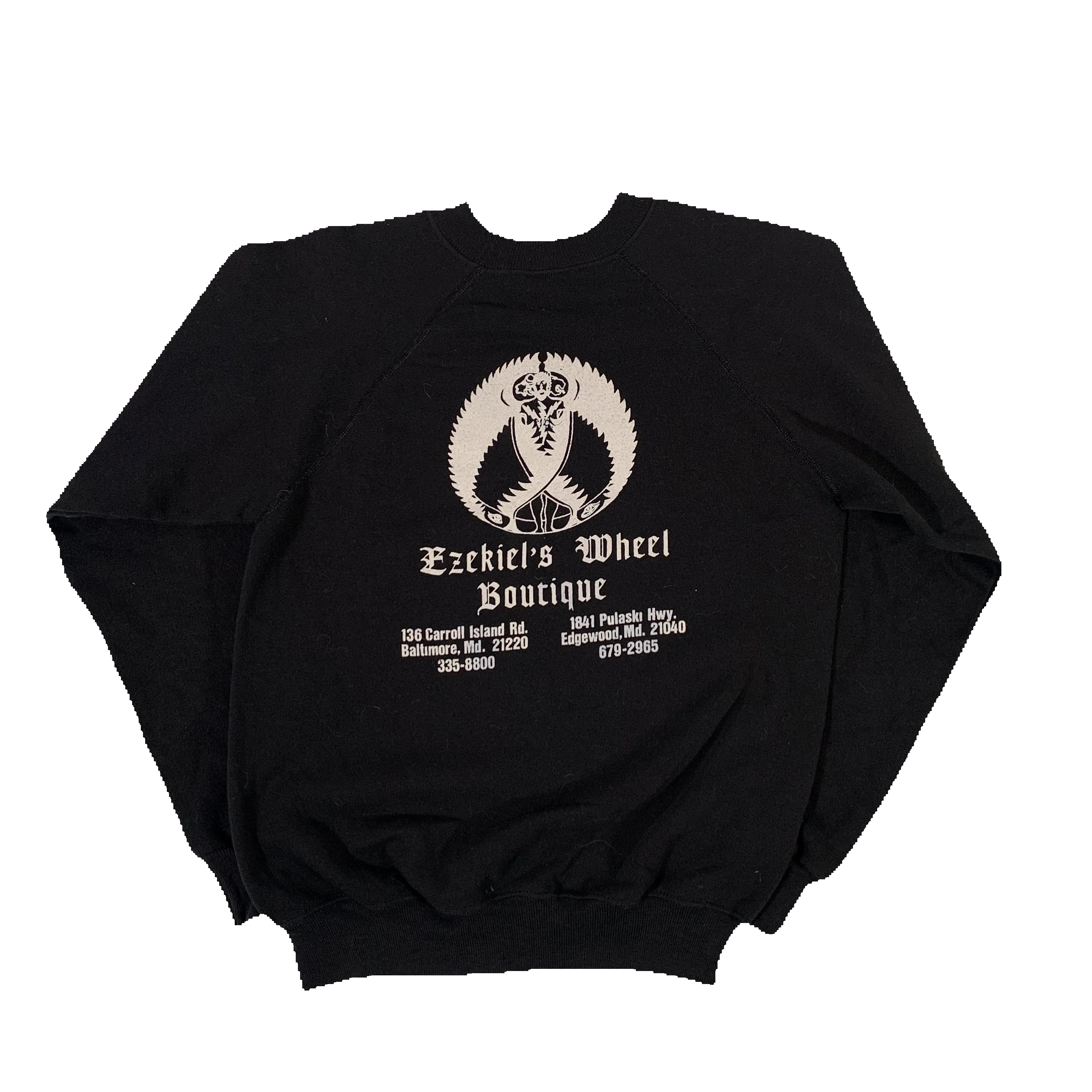 Vintage Harley-Davidson "Righteous Ruler" Ezekiel's Wheel Boutique Raglan Sweatshirt sold by Joint Custody product image thumbnail 2