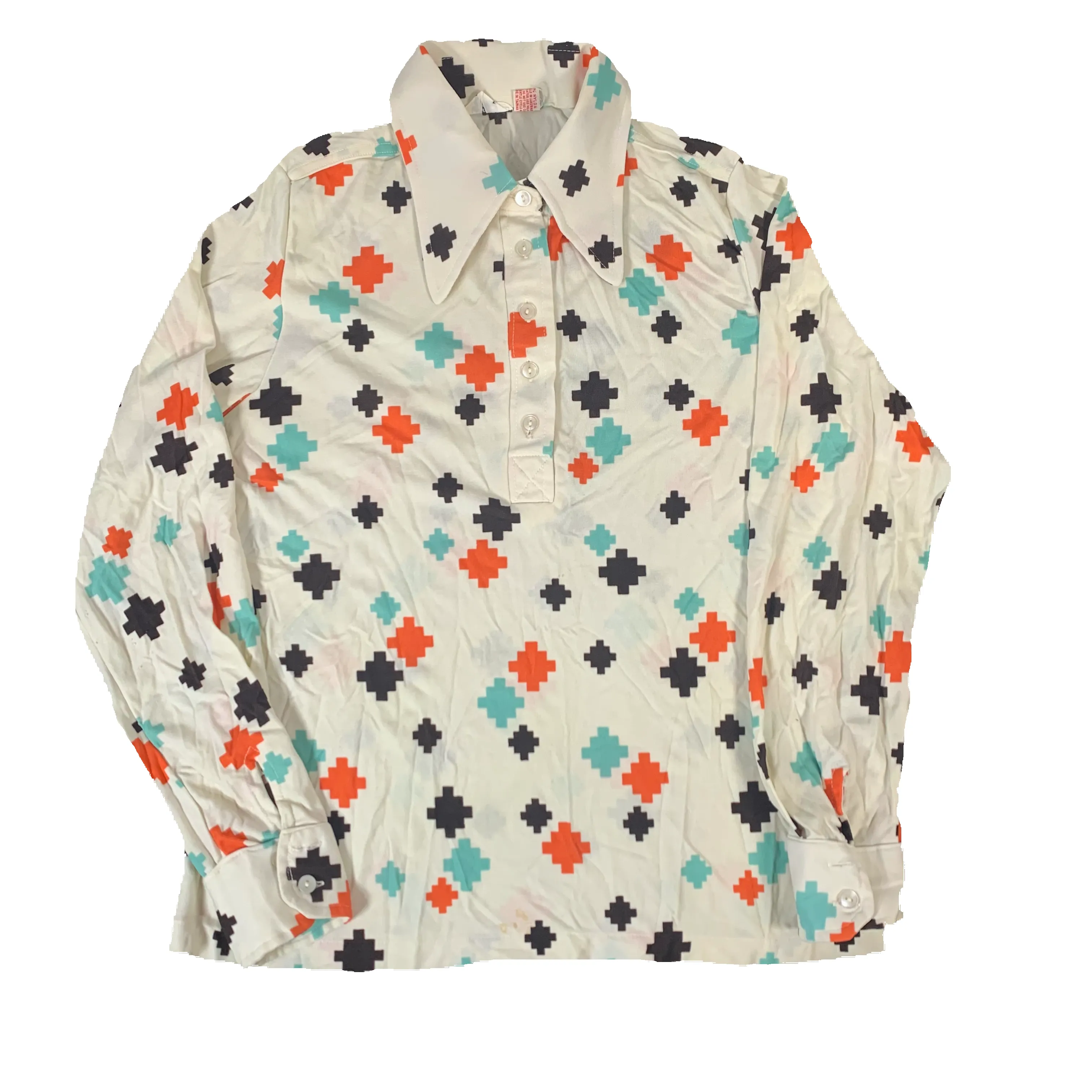 Vintage Tawi "Pattern" Disco Shirt sold by Joint Custody