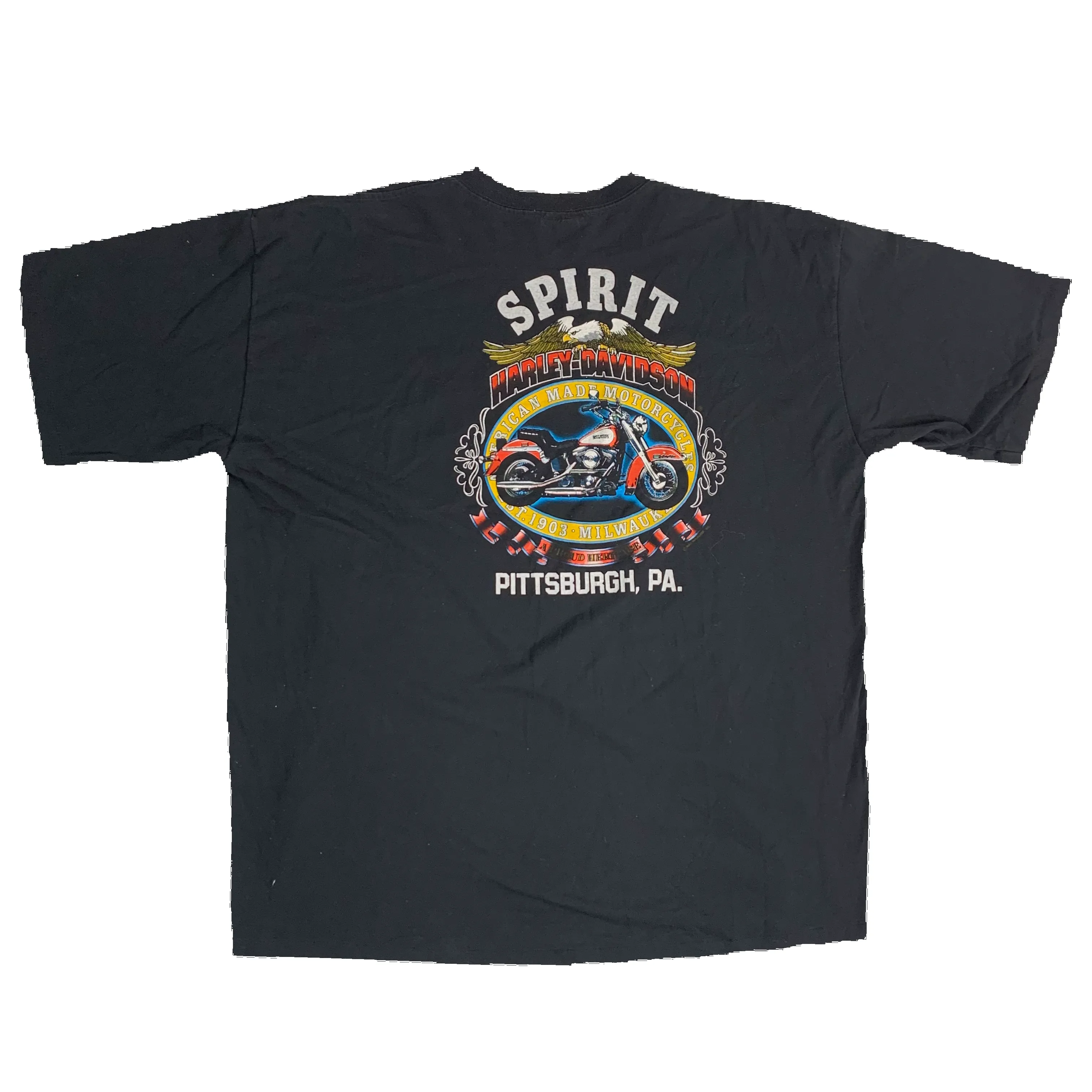 Vintage Harley-Davidson "Pittsburgh, PA" T-Shirt sold by Joint Custody product image thumbnail 2