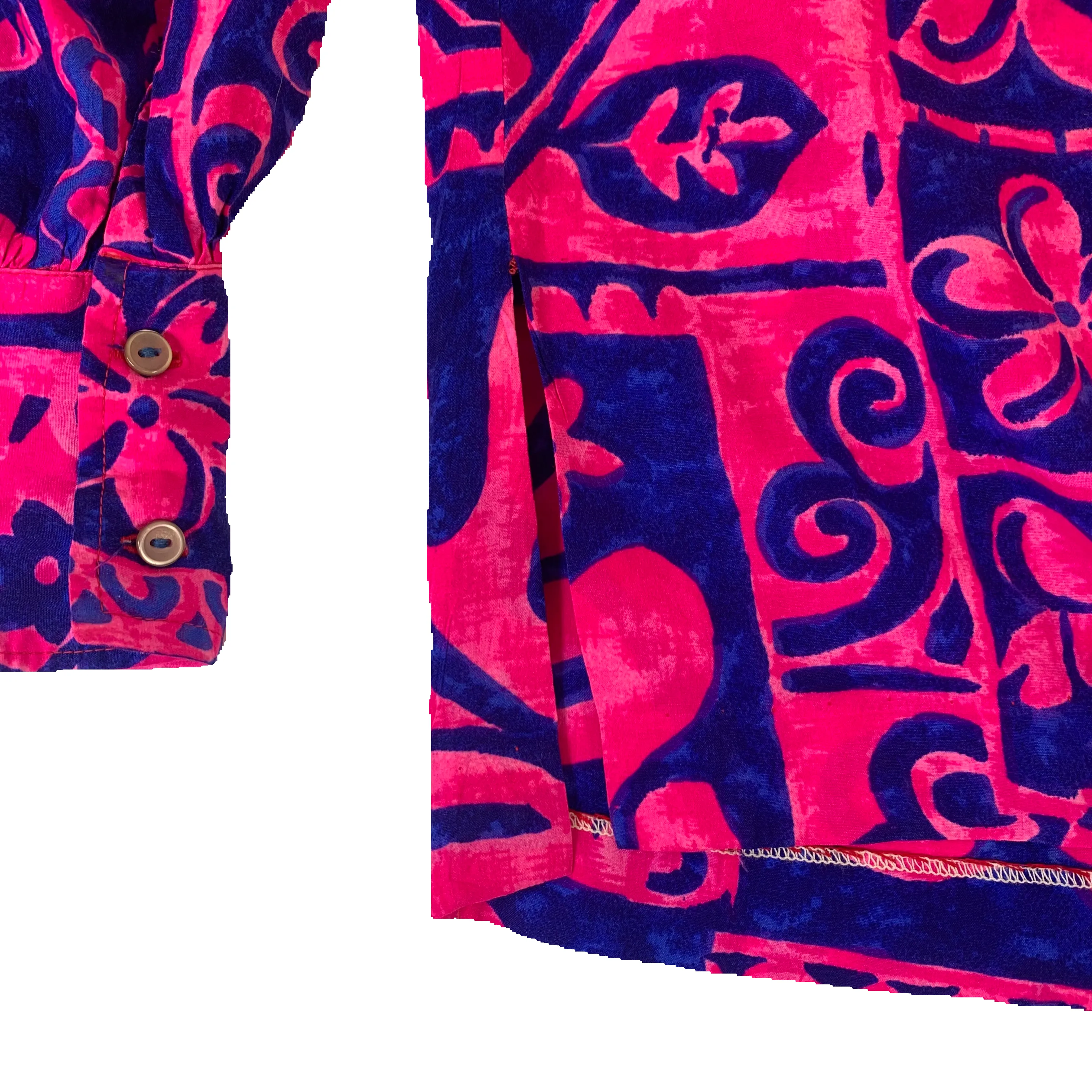 Vintage Keone Sportswear "Open Collar" Hawaii Long Sleeve Shirt sold by Joint Custody product image thumbnail 3