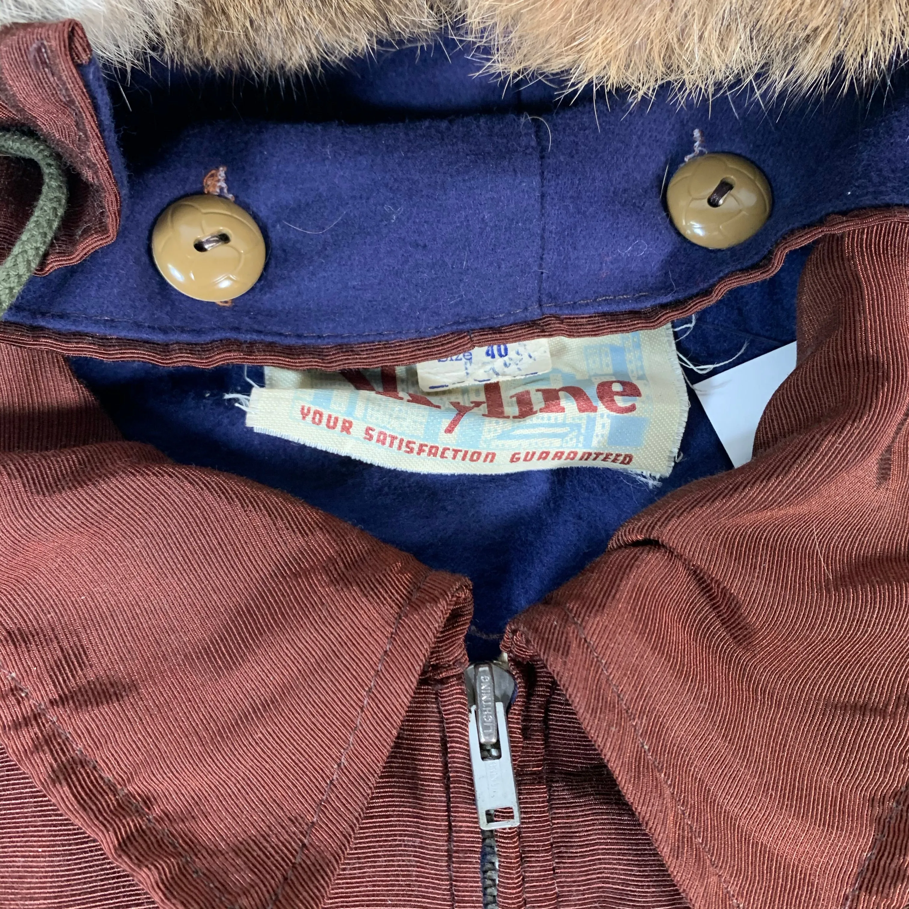 Vintage Skyline "Fur Hood" Jacket sold by Joint Custody product image thumbnail 2