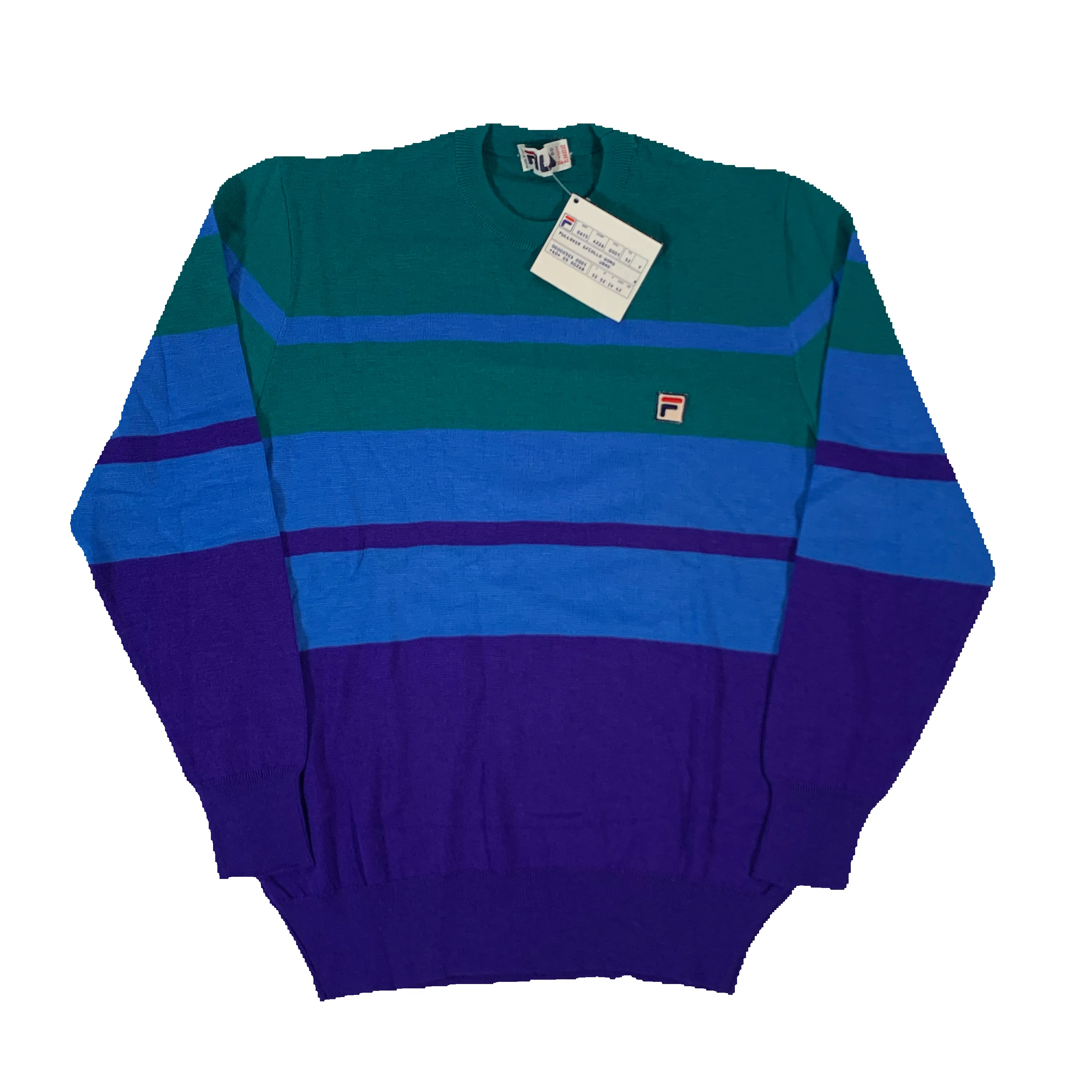 Vintage Fila "Striped" Knit Sweater sold by Joint Custody