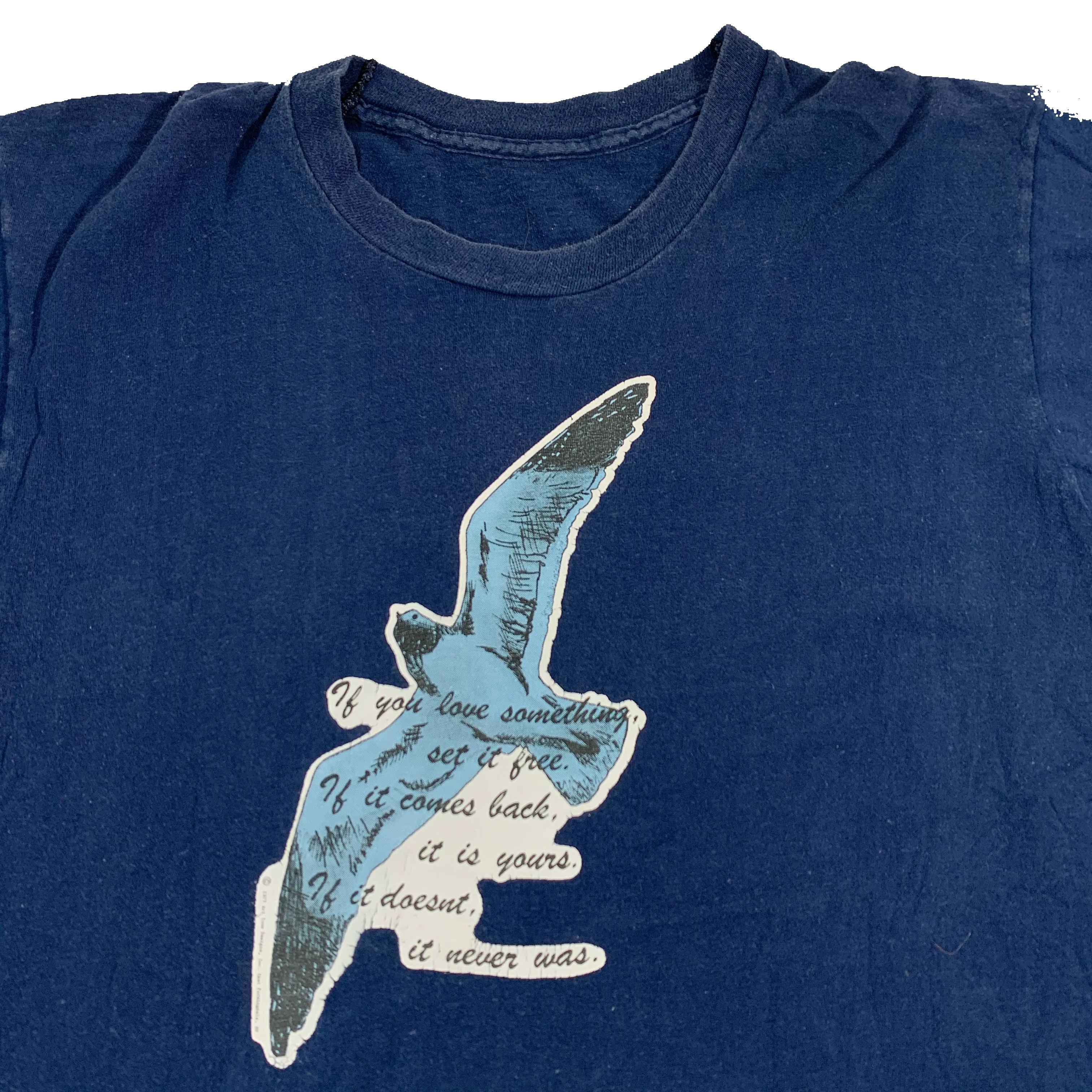 Vintage Dove “If You Love Something” T-Shirt sold by Joint Custody product image thumbnail 2