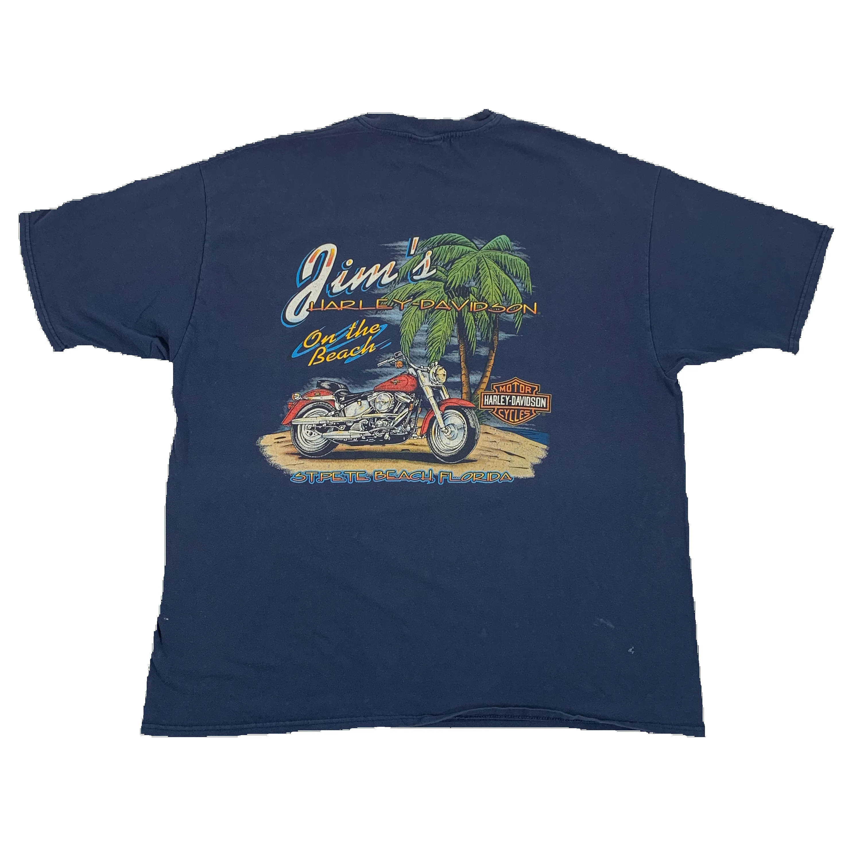 Vintage Harley-Davidson "St. Pete Beach" T-Shirt sold by Joint Custody product image thumbnail 2