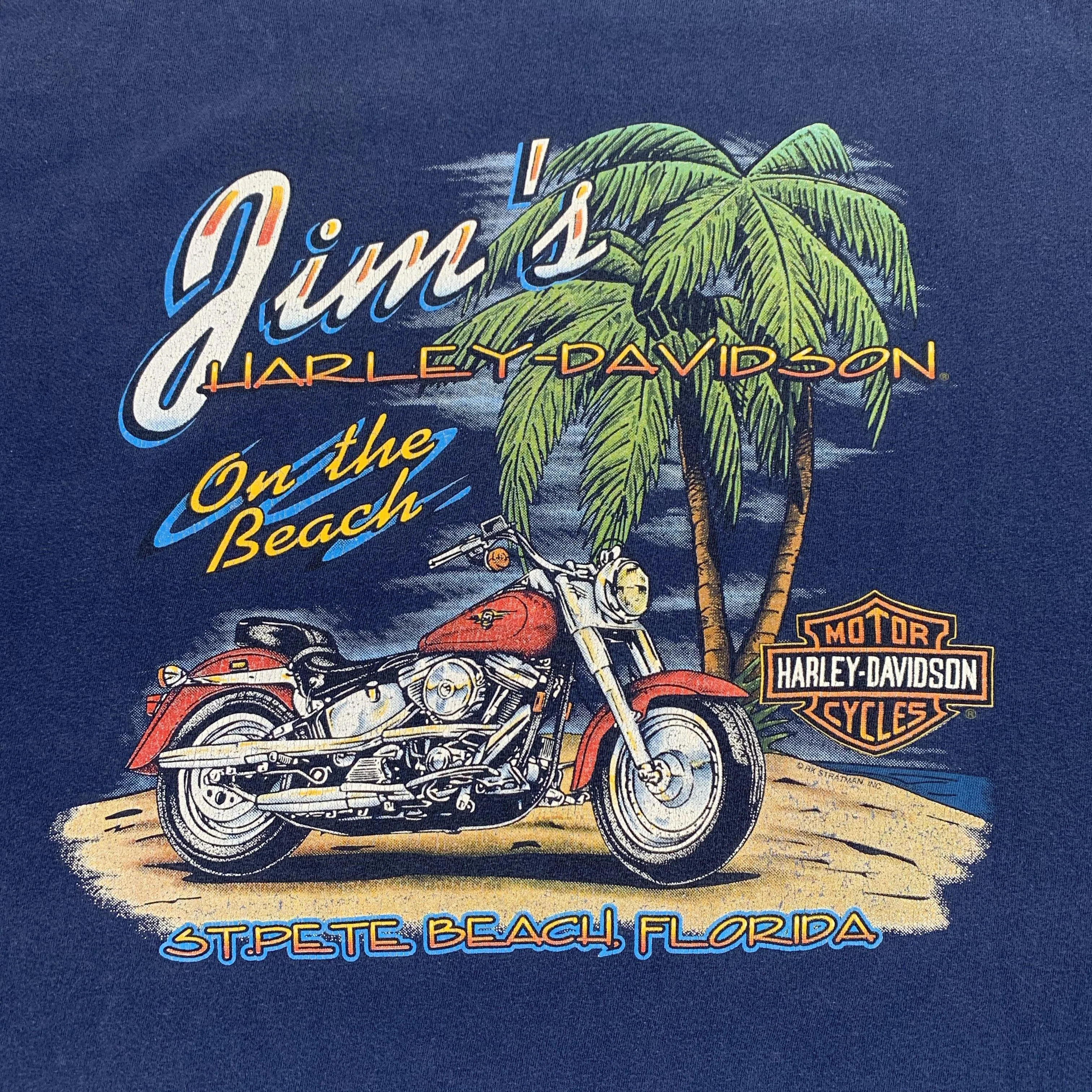 Vintage Harley-Davidson "St. Pete Beach" T-Shirt sold by Joint Custody product image thumbnail 3