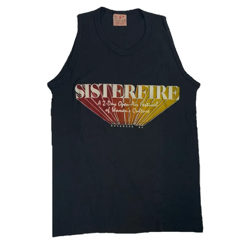 Vintage Roadwork "Sisterfire" LGBTQ Tank Top made by Joint Custody