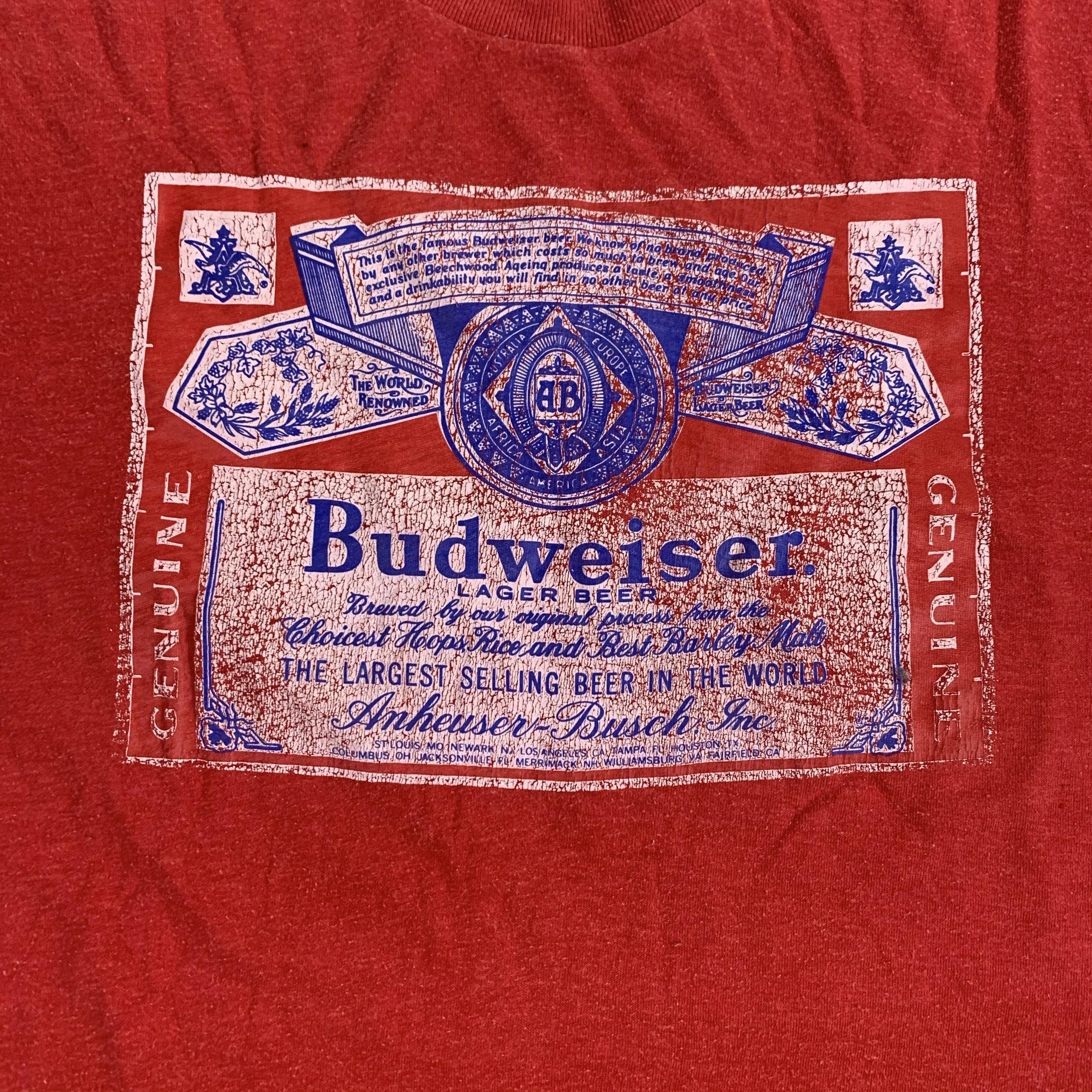Vintage Budweiser “19” T-Shirt sold by Joint Custody product image thumbnail 4
