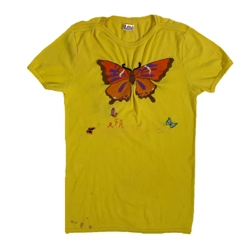 Vintage Amiral “Embroidered Butterfly” Shirt made by Joint Custody
