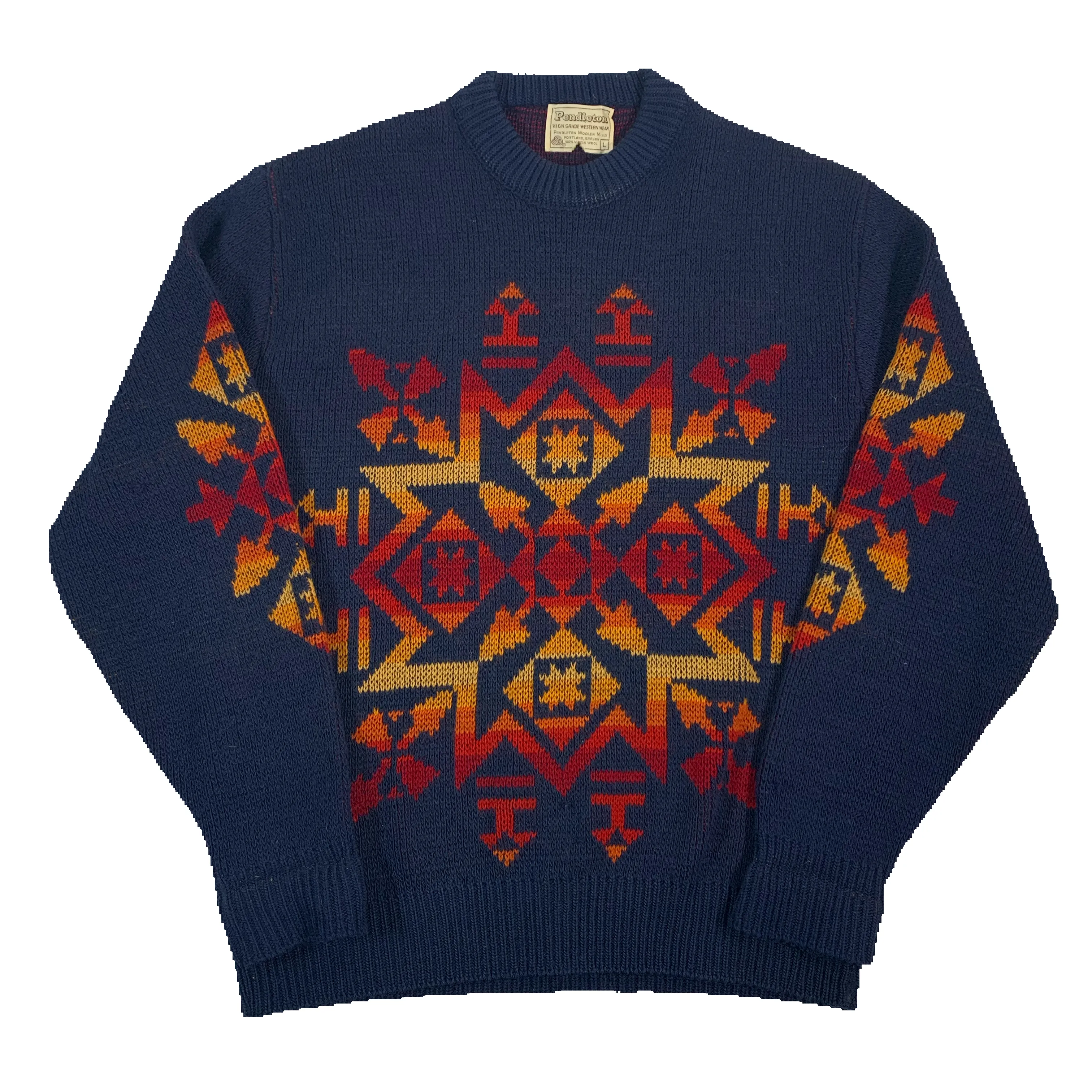 Vintage Pendleton “Western Wear” Crewneck Sweater sold by Joint Custody