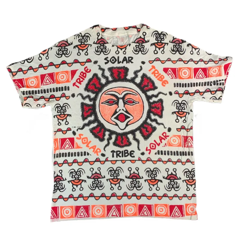 Vintage Solar Tribe "Sun" All Over Print T-Shirt made by Joint Custody
