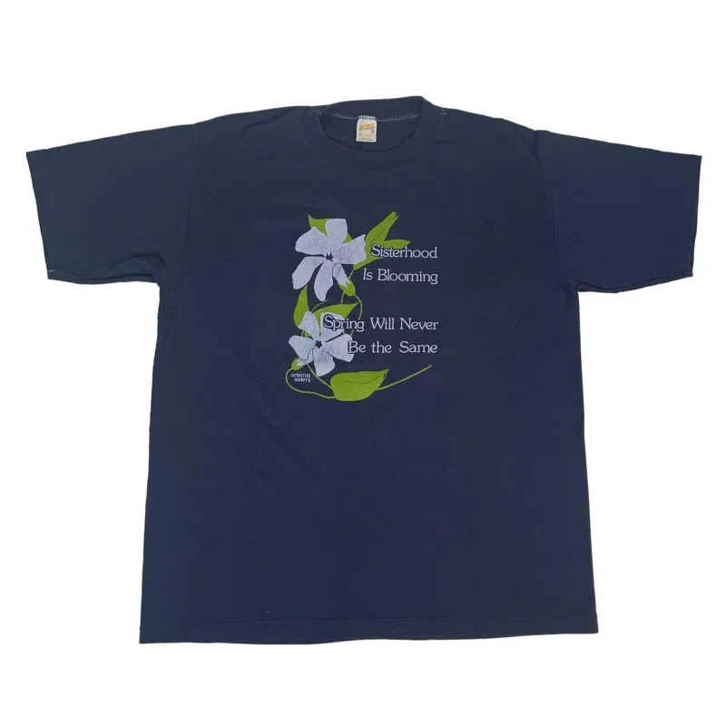 Vintage Artemis Sisters "Sisterhood Is Blooming" T-Shirt made by Joint Custody