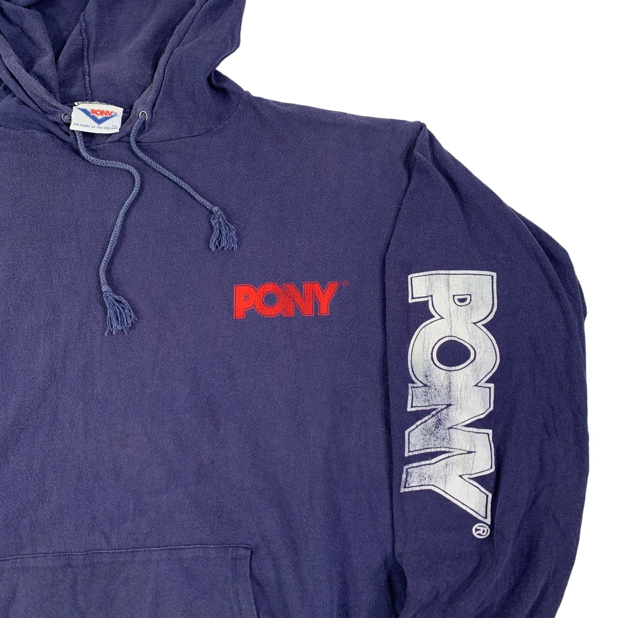 Vintage Pony "Mark Of The Chevron" Hooded Sweatshirt sold by Joint Custody product image thumbnail 2