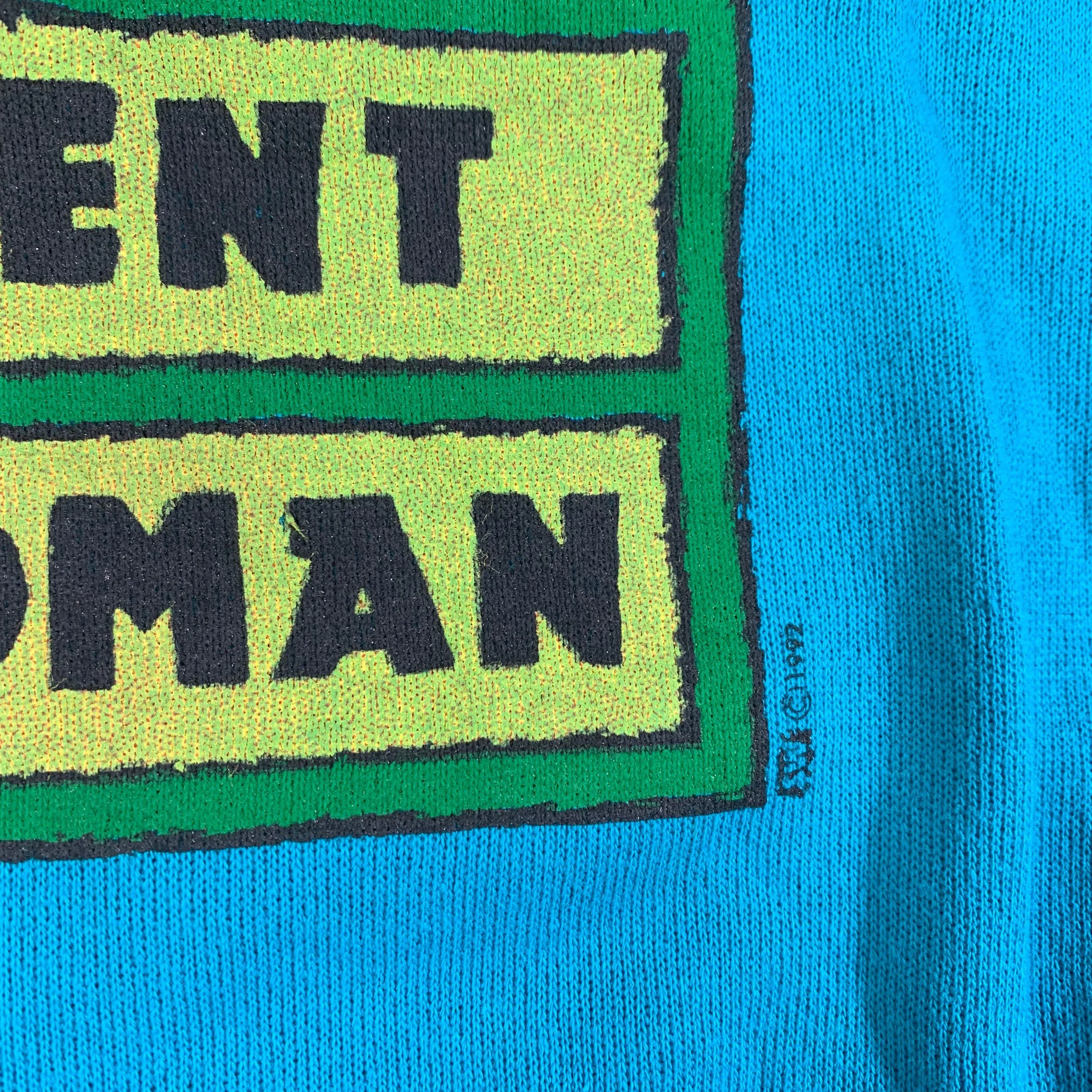 Vintage 100 Percent "Black Woman" Crewneck Sweatshirt sold by Joint Custody product image thumbnail 2