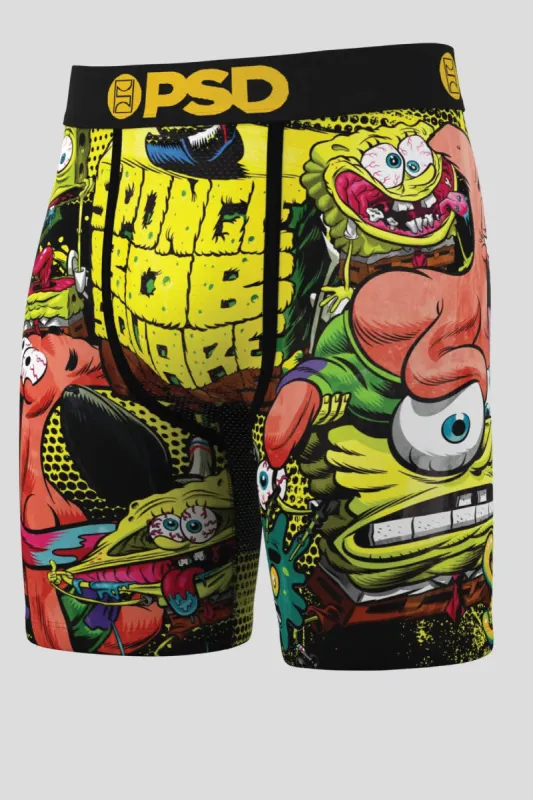SpongeBob Squarepants Krabby Patty Boxer Brief made by Below the Belt