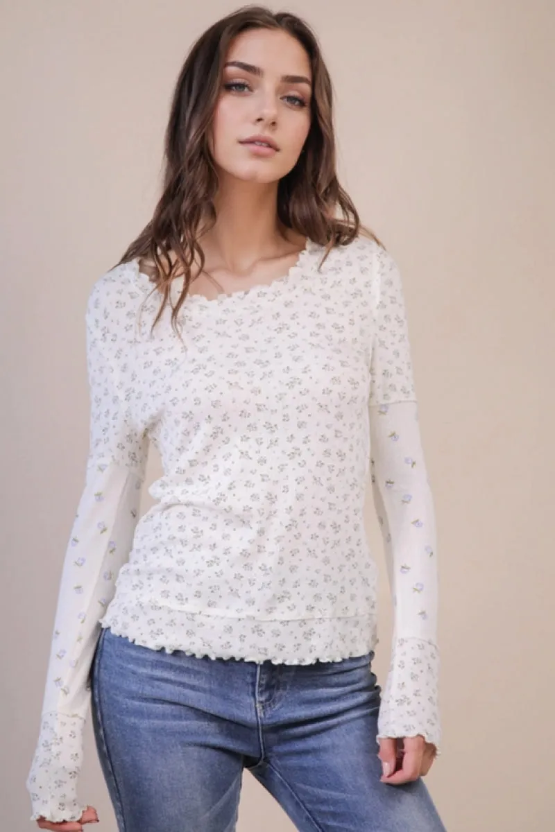 Floral Henley sold by Below the Belt product image thumbnail 2