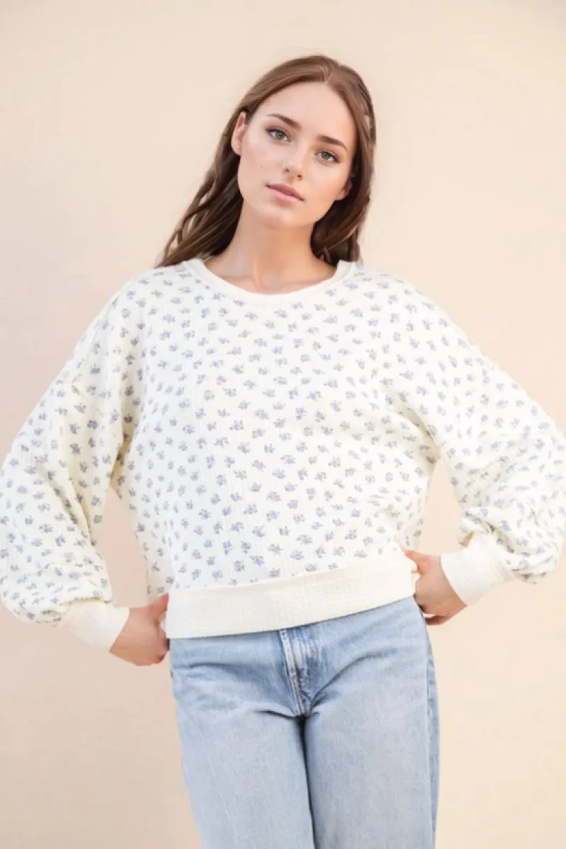 Ditsy Floral Sweatshirt sold by Below the Belt product image thumbnail 3