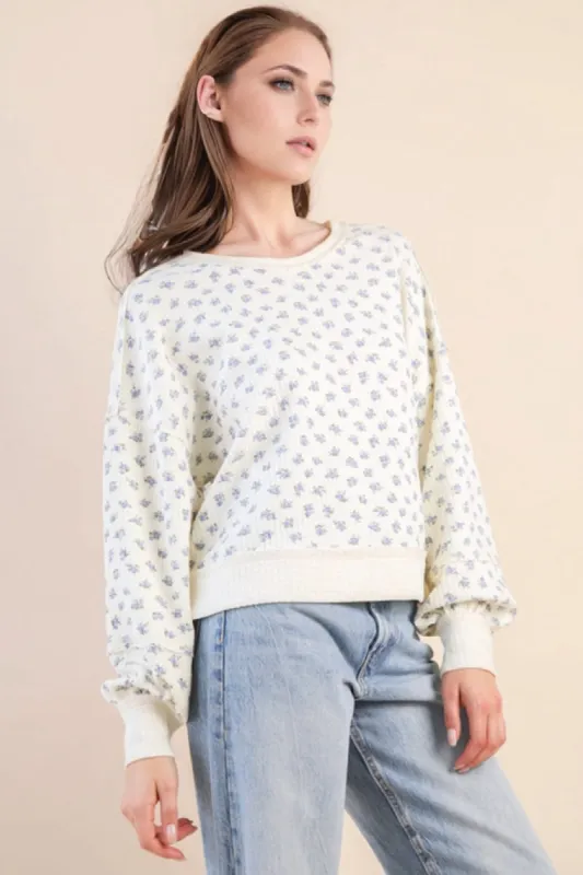 Ditsy Floral Sweatshirt sold by Below the Belt