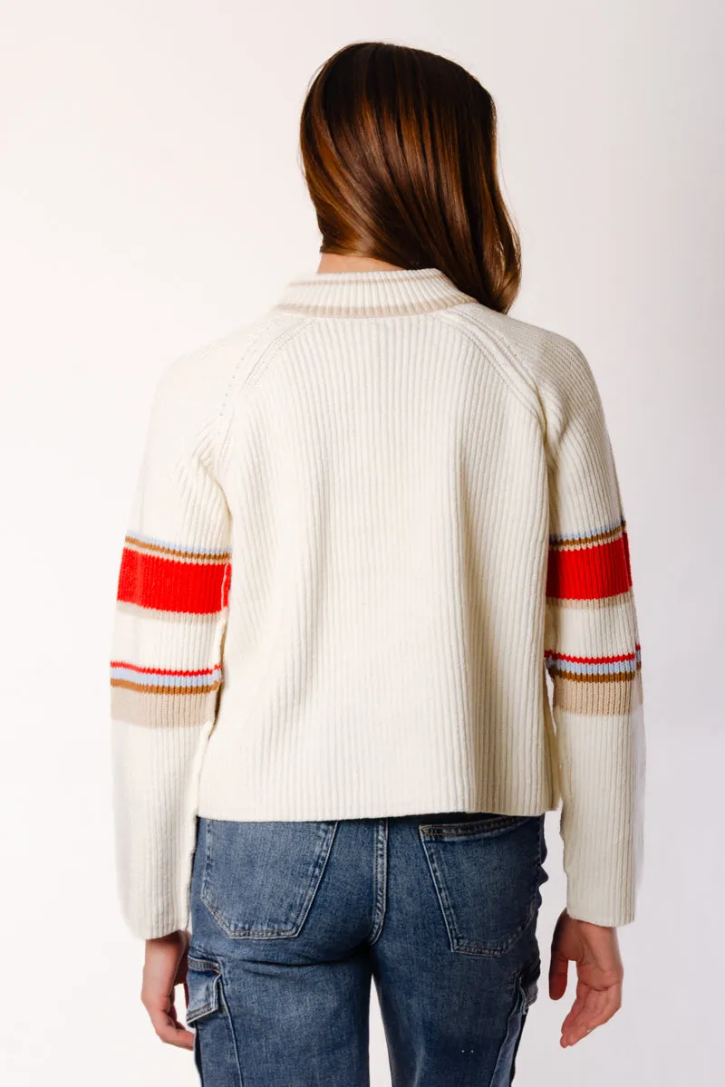 Half Zip Striped Sweater sold by Below the Belt product image thumbnail 4