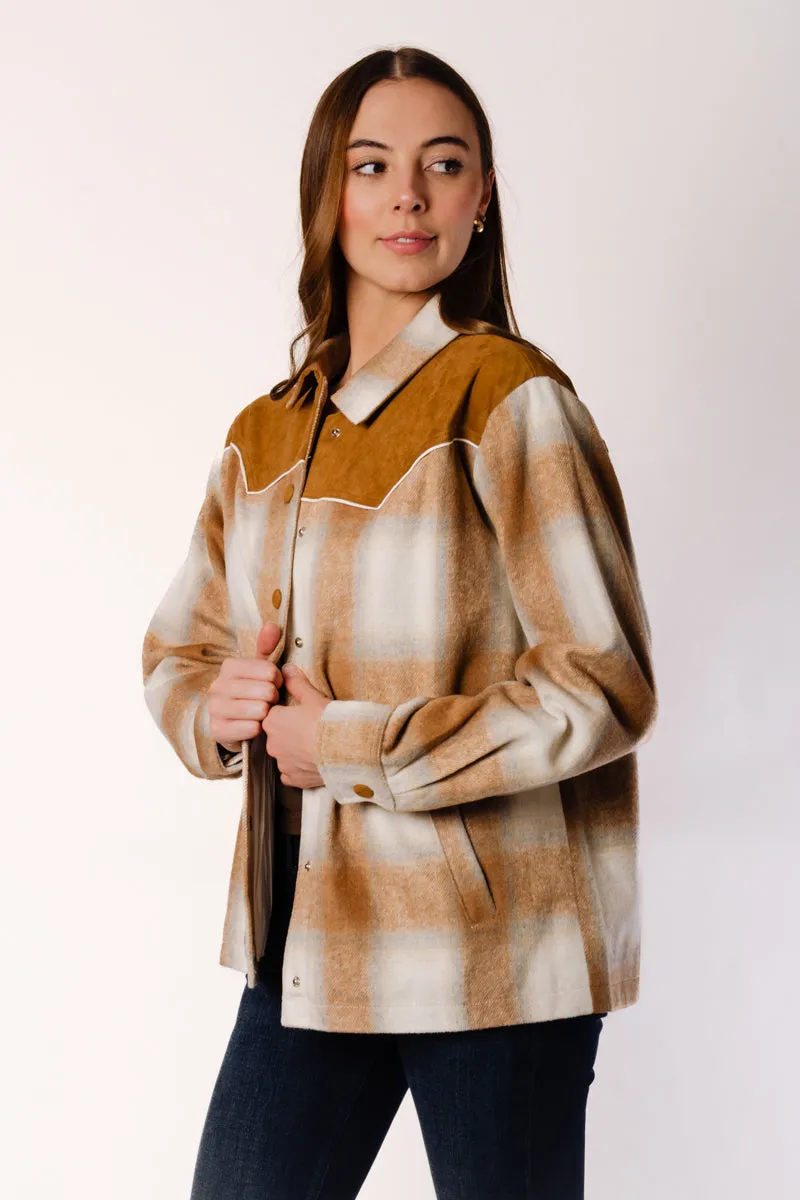 Western Plaid Shacket sold by Below the Belt product image thumbnail 3