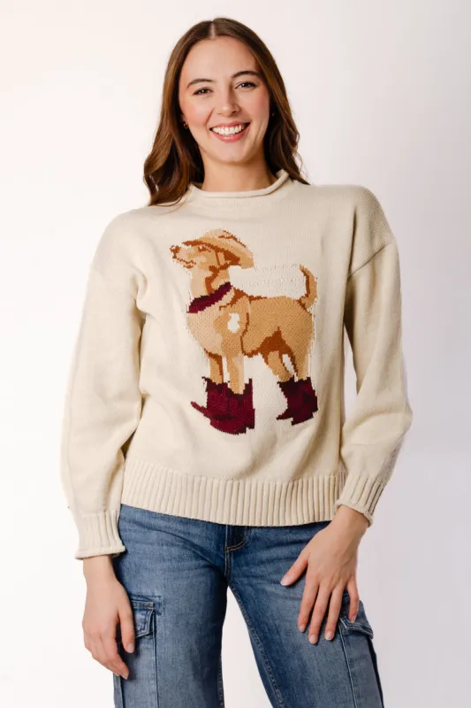 Cowboy Dog Sweater sold by Below the Belt