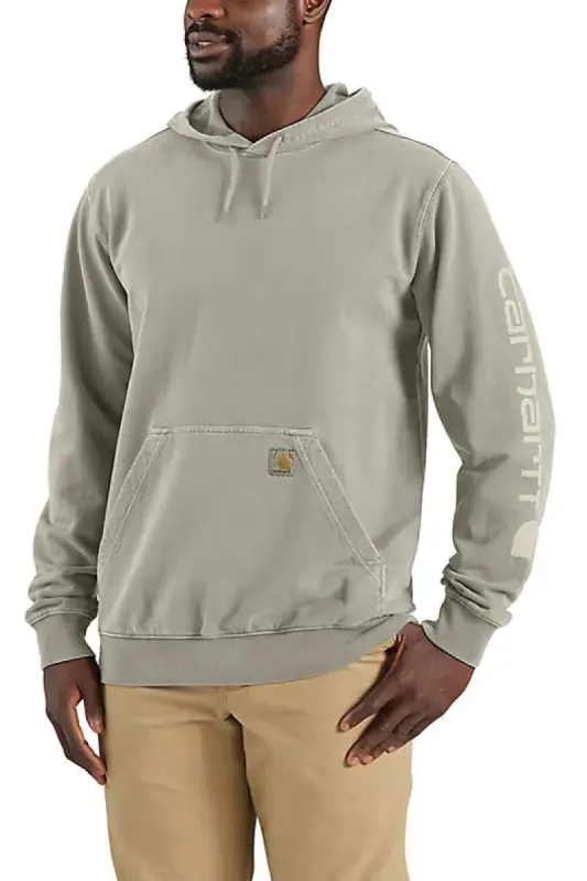 Midweight Garment Dye French Terry Graphic Hoodie sold by Below the Belt