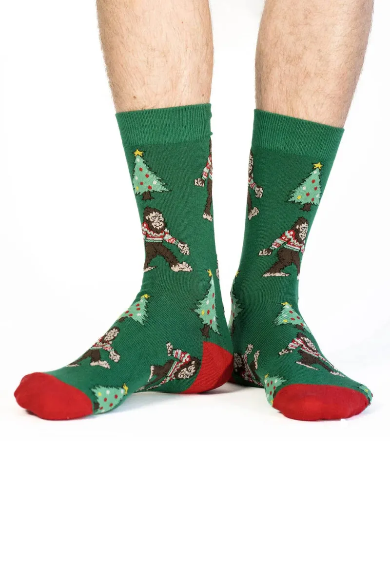 Christmas Bigfoot Sock sold by Below the Belt product image thumbnail 2